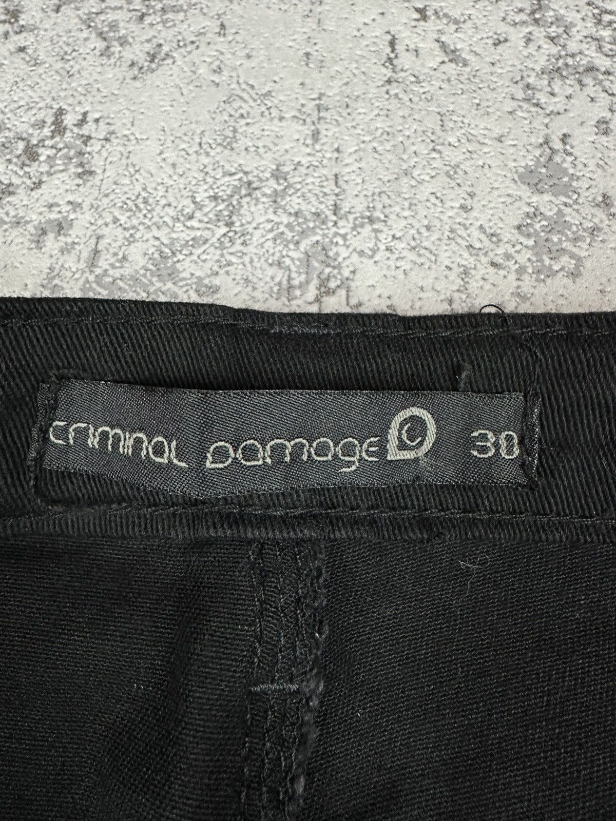Criminal Damage Criminal Damage Skeleton Pocket Jeans Skull Logo Size US 30 / EU 46 - 9 Thumbnail