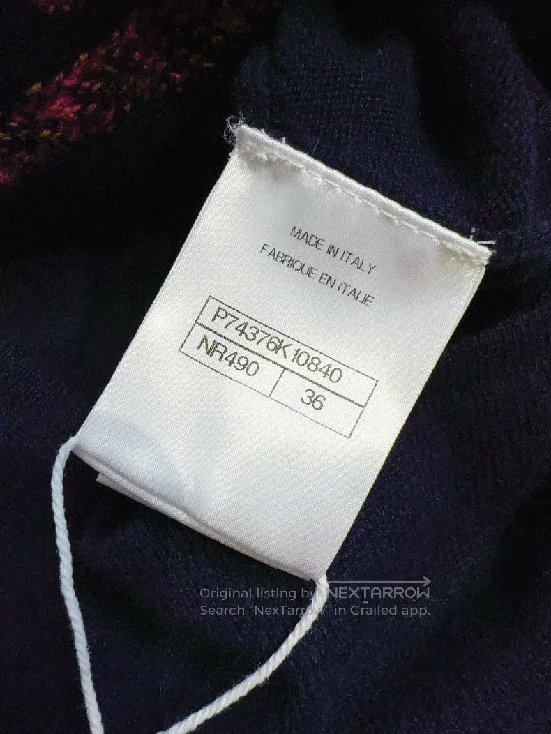 Chanel Chanel Ski Series Dark Blue Knitted Pink Jewellery Belt Pr Size XS / US 0-2 / IT 36-38 - 6 Thumbnail