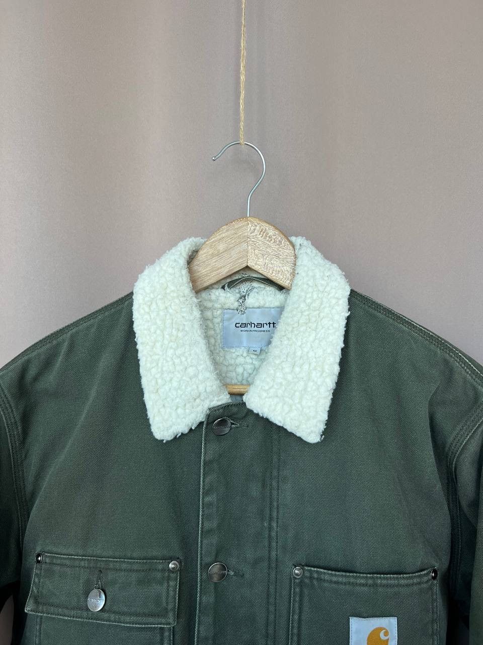 Carhartt Carhartt Men's Denim Fairmount Coat Sherpa Lined Size M Size US M / EU 48-50 / 2 - 2 Thumbnail