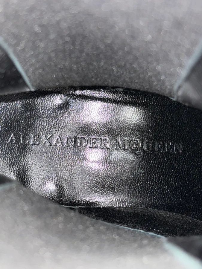 Alexander McQueen 2000s Alexander Mcqueen Black Leather Ankle Boots Size US 8 / EU 41 - 10 Thumbnail