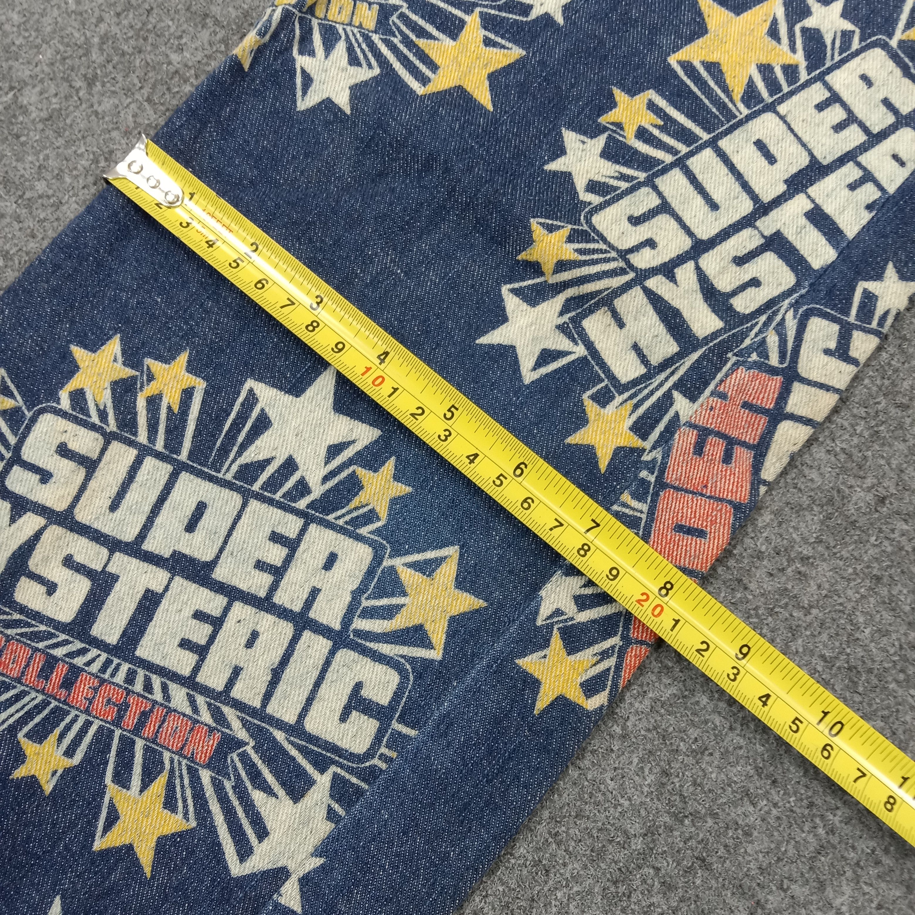 Hysteric Glamour Hysteric Glamour Japanese Art Overprint Denim Jeans C235N23 Size US 29 - 12 Thumbnail