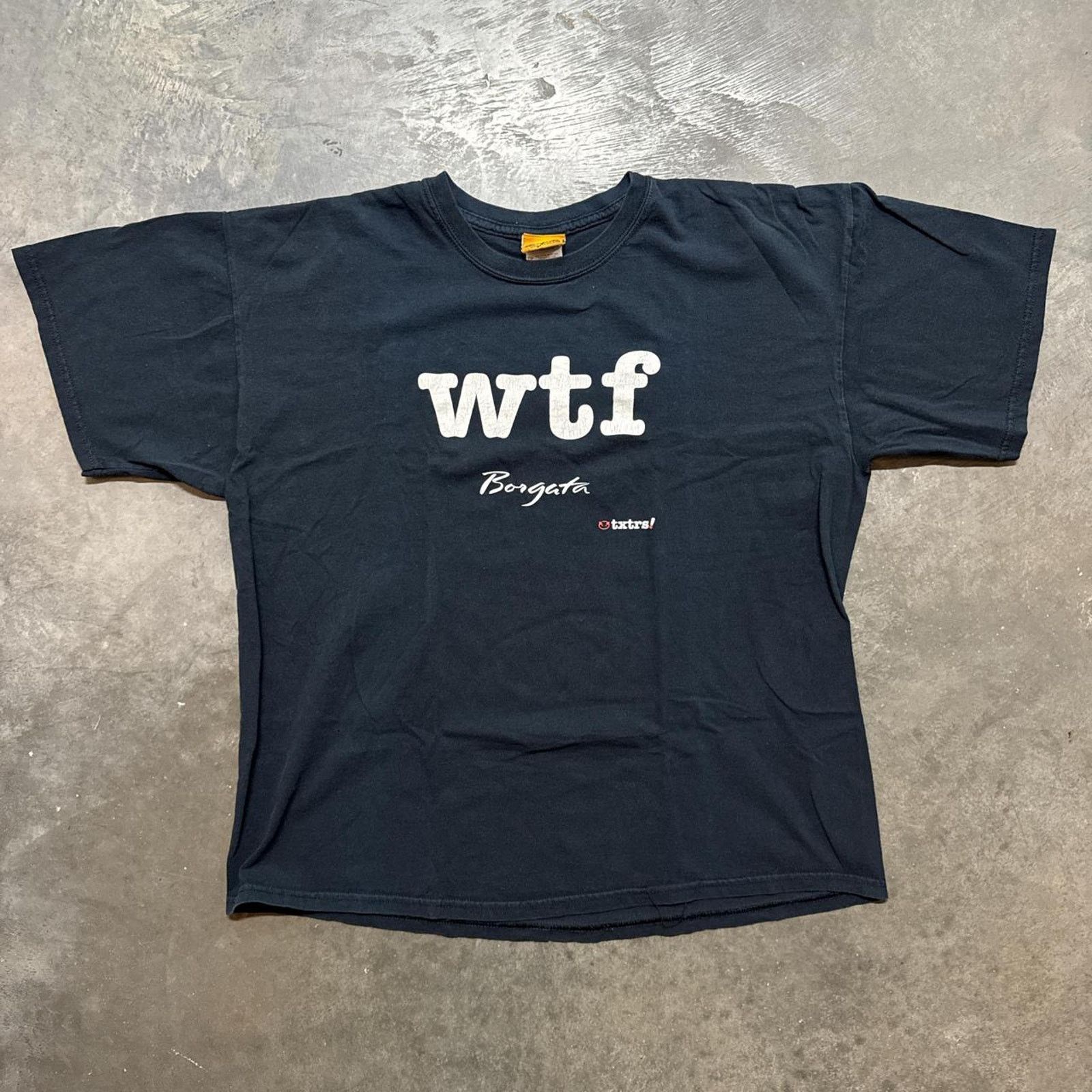 Vintage Vintage Y2K 2000s WTF Borgata Graphic T-Shirt Size US XL / EU 56 / 4 - 1 Thumbnail
