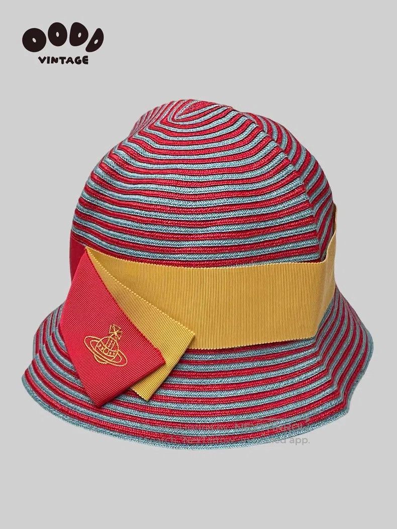 Vivienne Westwood Vivienne Westwood Psychedelic Striped Ribbon Saturn Fisher Size ONE SIZE - 2 Thumbnail