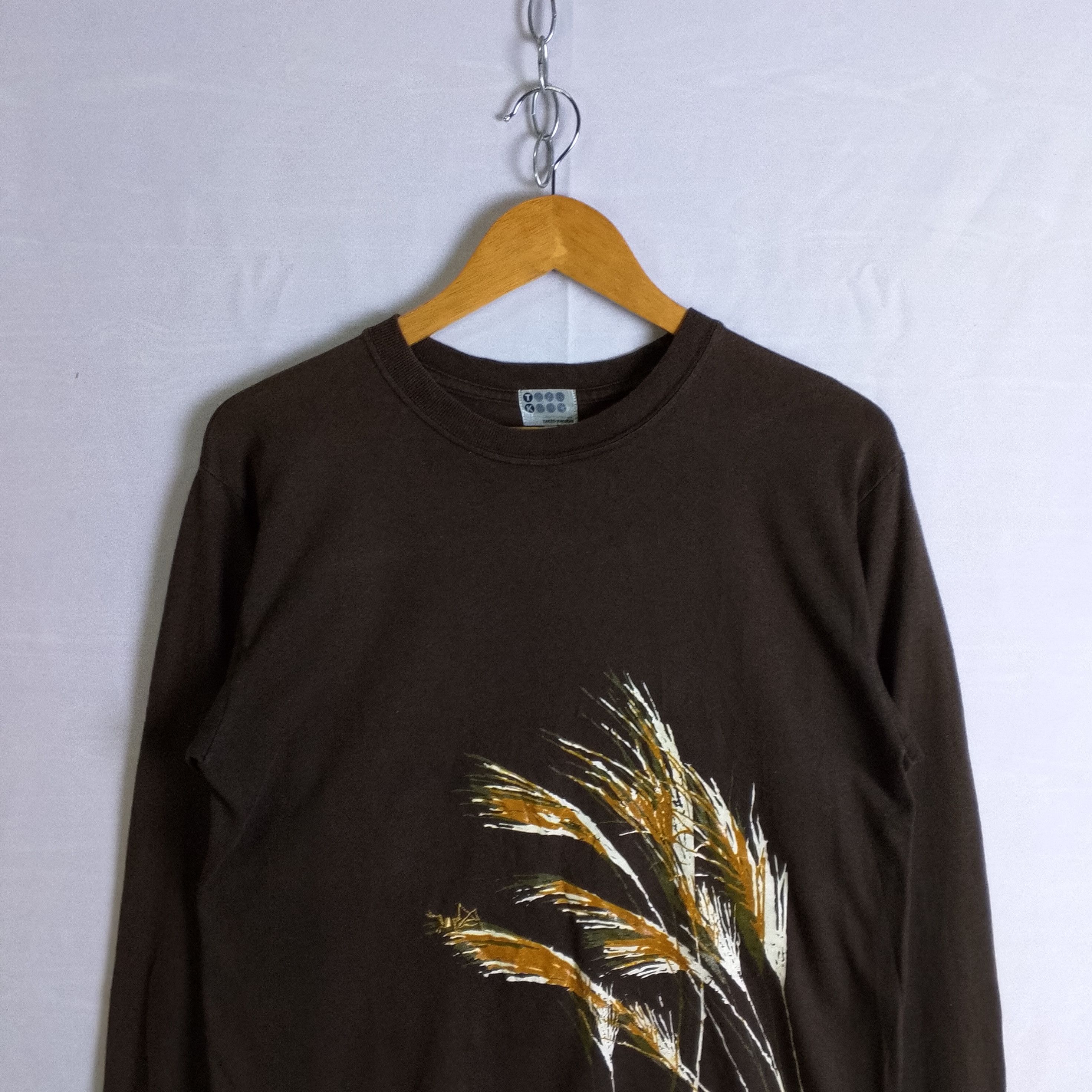 Japanese Brand Takeo Kikuchi Art Grass Tee Size US M / EU 48-50 / 2 - 2 Thumbnail