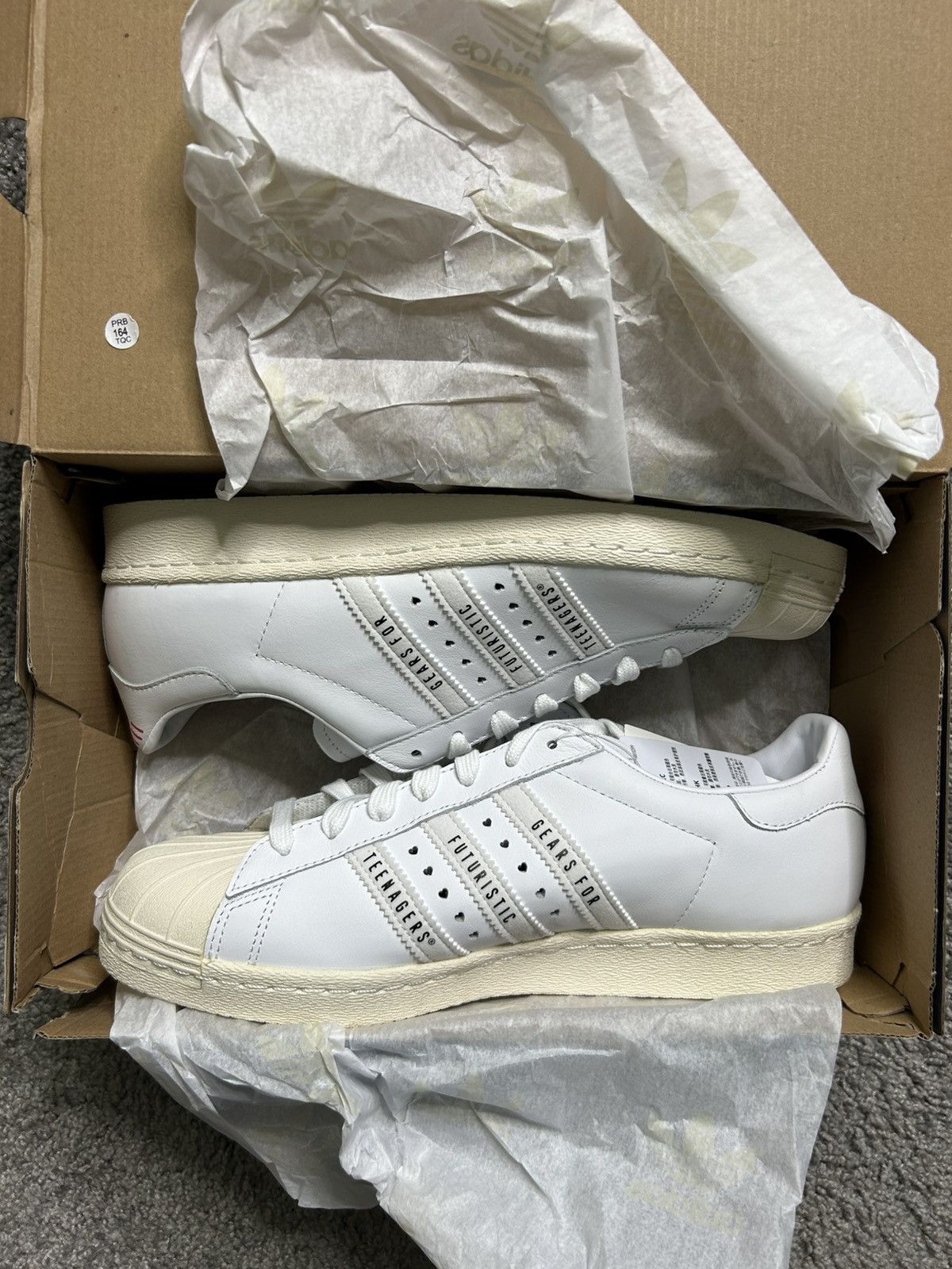 Adidas Adidas Superstar Human Made White Size 10 Size US 10 / EU 43 - 8 Thumbnail