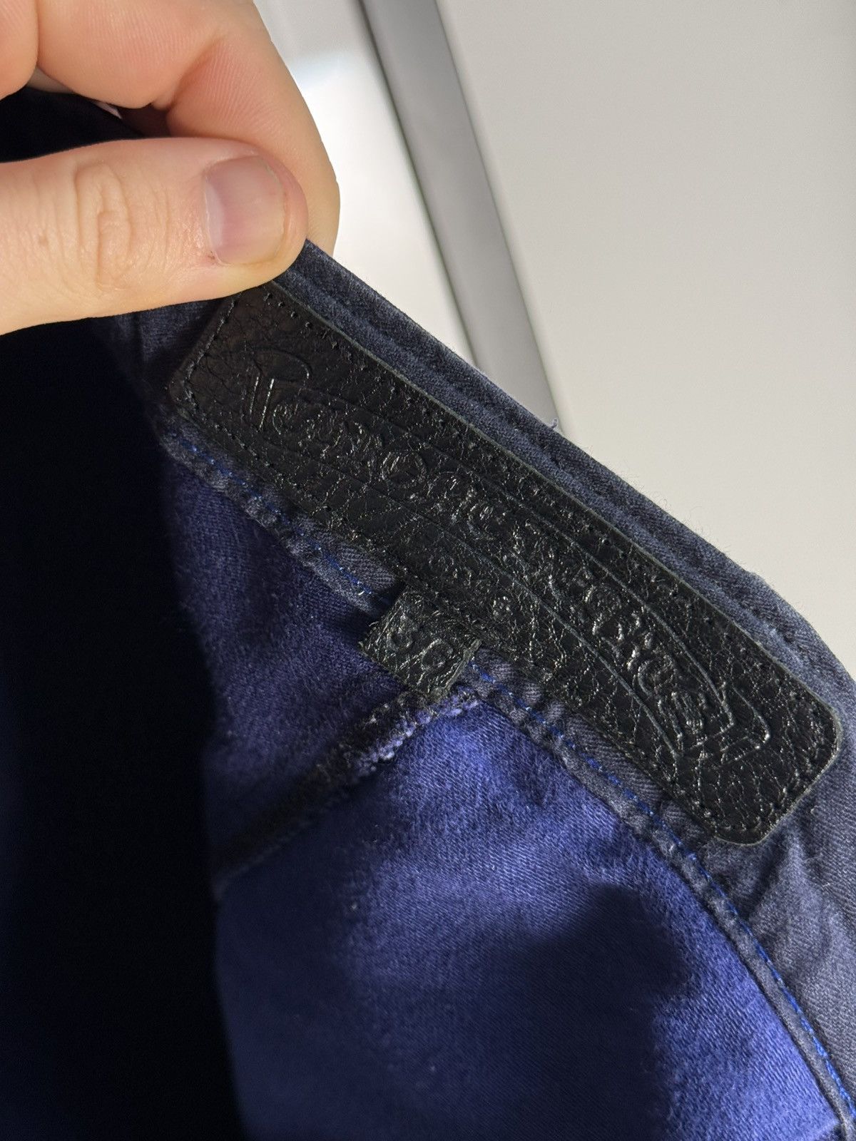 Chrome Hearts 🚭1/1 GRAIL🚭19 CROSS PATCH SERVICED 1950'S FRENCH CHORE PANTS Size US 38 / EU 54 - 17 Thumbnail