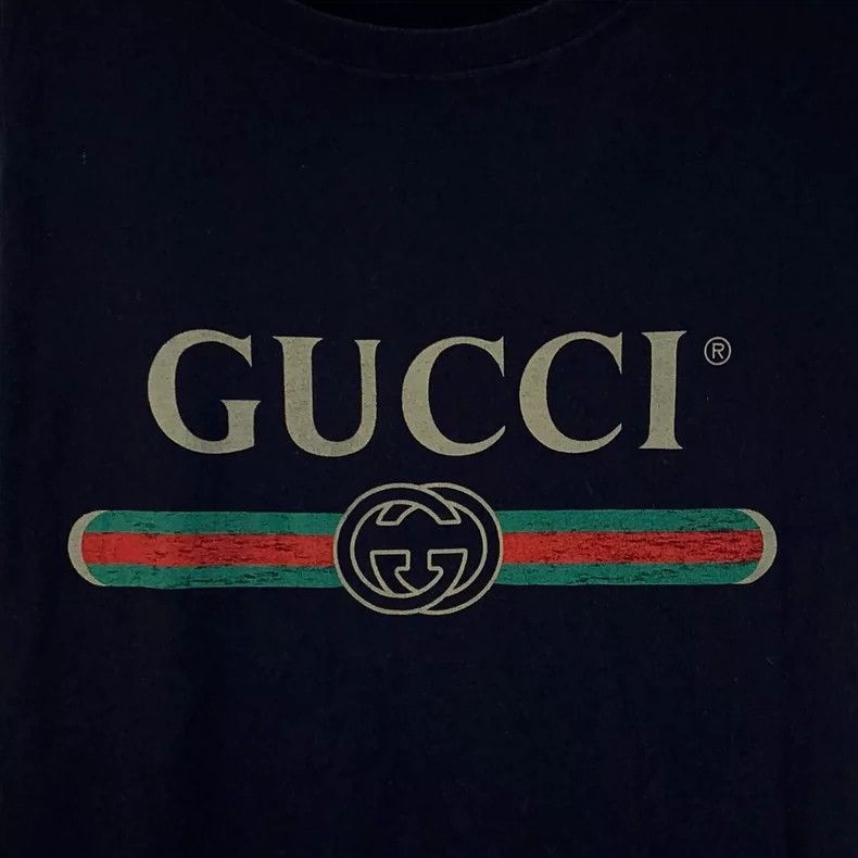 Gucci Gucci Black Logo Cotton TShirt M Size-2505 Size M / US 6-8 / IT 42-44 - 4 Thumbnail