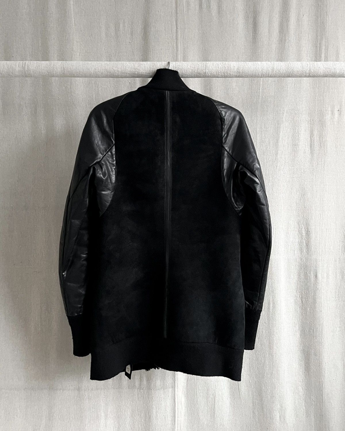 Isaac Sellam Experience Isaac Sellam Longline Scar Stitch Shearling Bomber Size S / US 4 / IT 40 - 4 Thumbnail