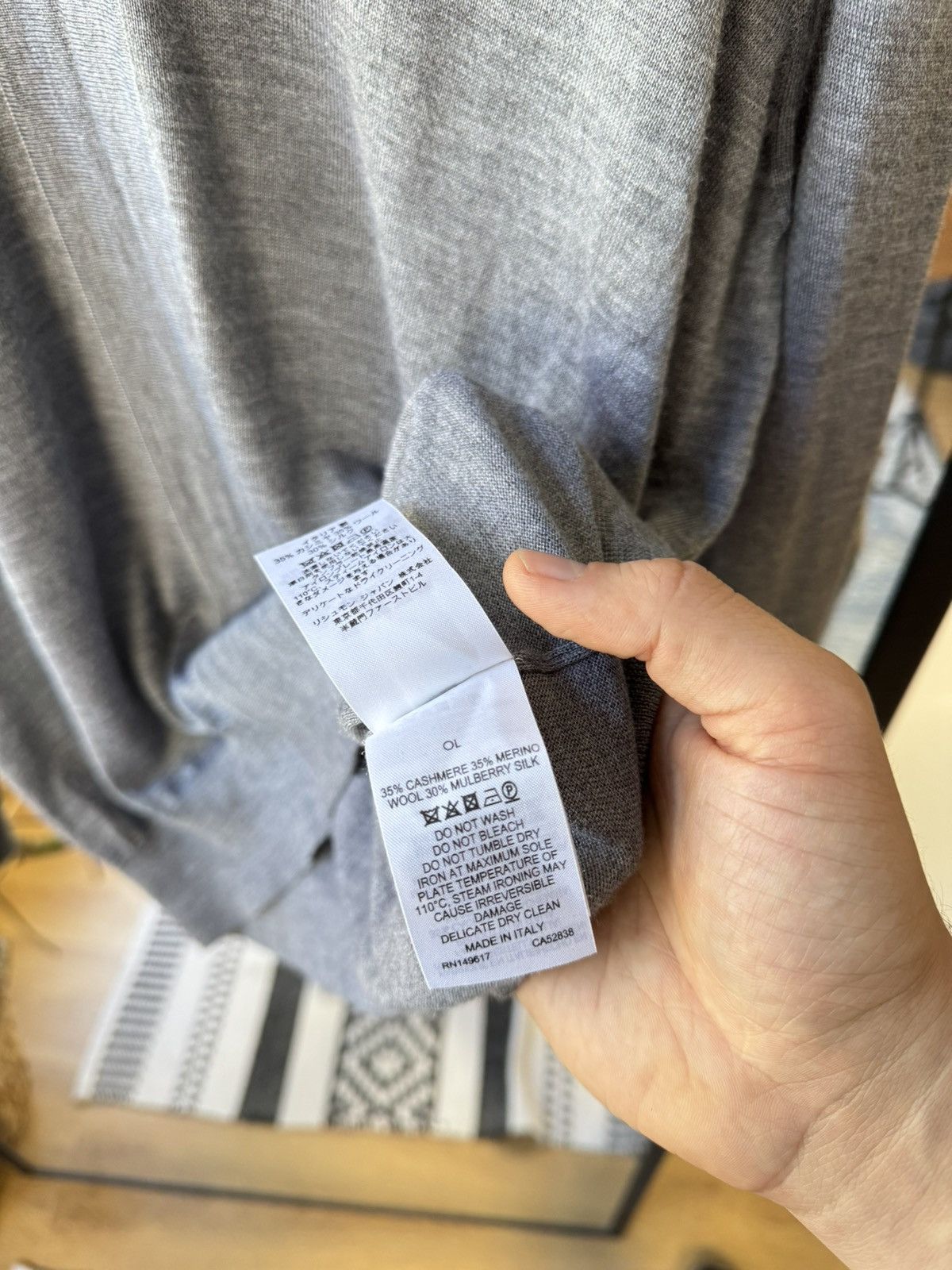 Alfred Dunhill Dunhill cashemere cardigan sweater size L-XL Size US XL / EU 56 / 4 - 6 Thumbnail