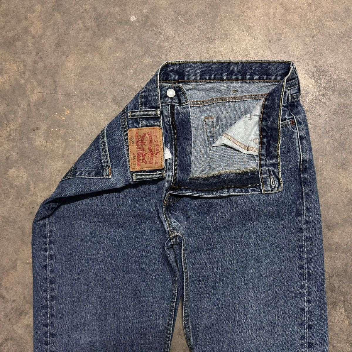 Levi's × Levi's Vintage Clothing Vintage Levis 505 Size 36x29 Distressed Hem Red Tag 90s Y2K Size US 36 / EU 52 - 2 Thumbnail