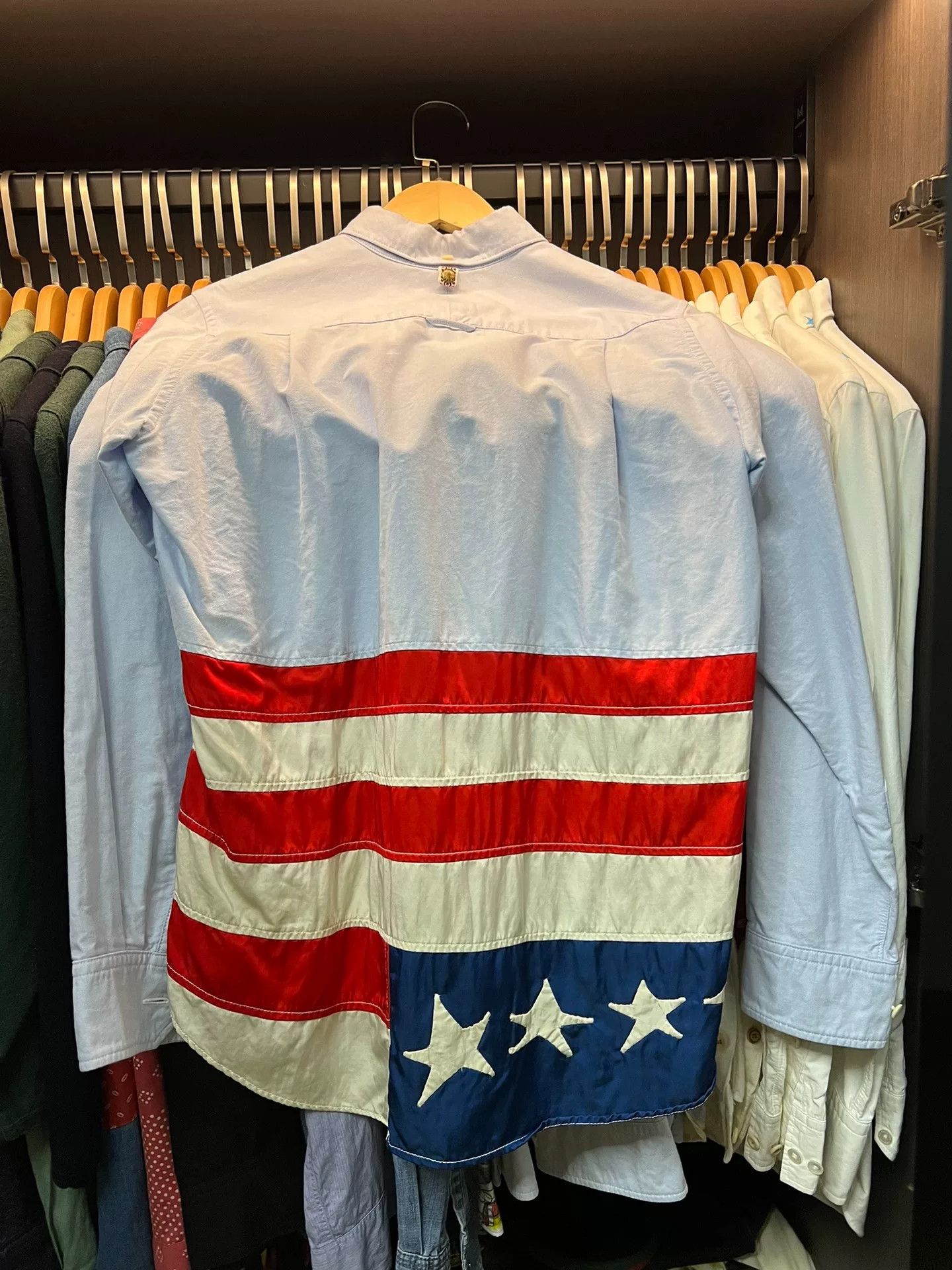 Visvim visvim silk national flag shirt Size US M / EU 48-50 / 2 - 1 Thumbnail