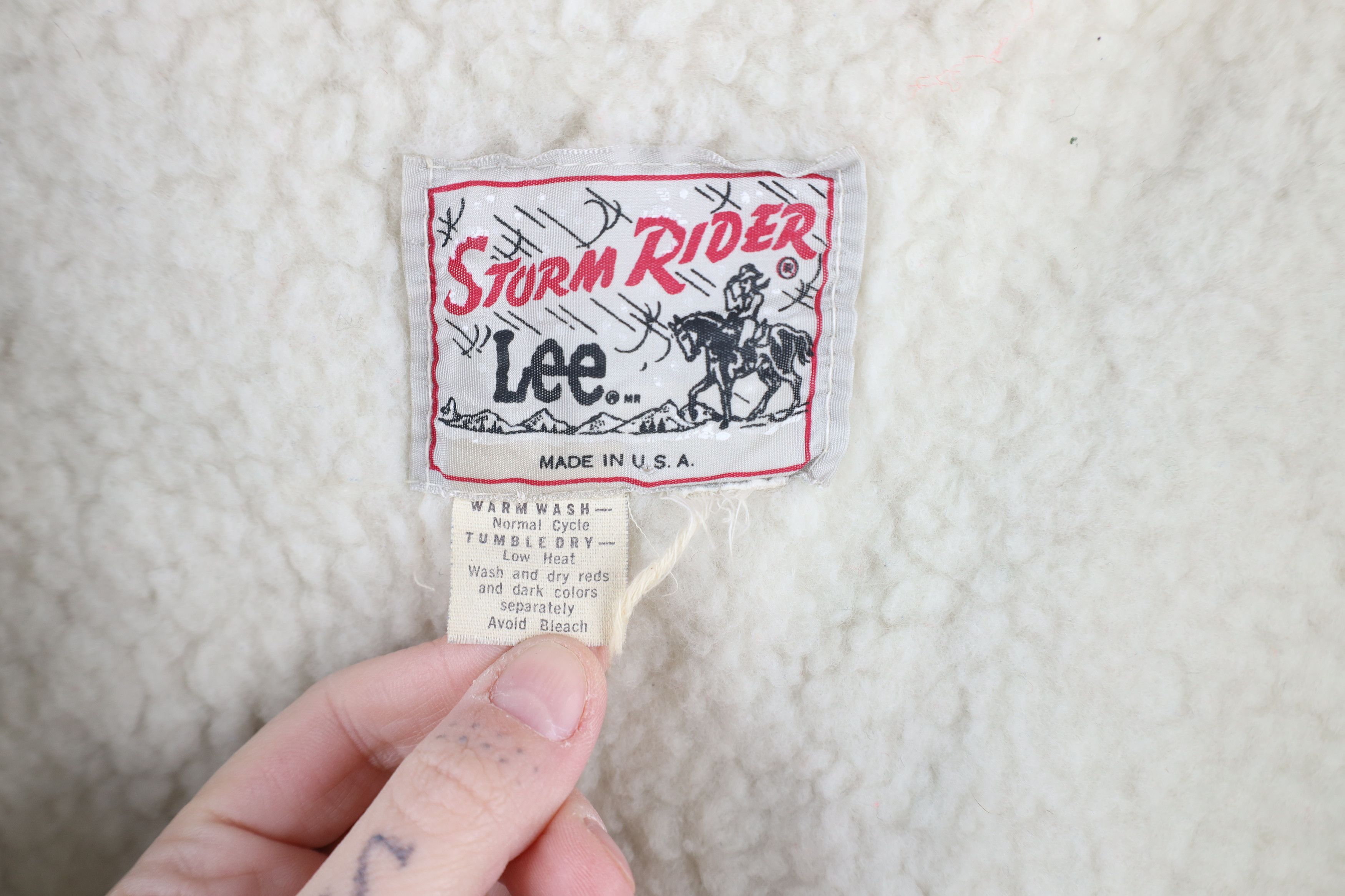 Lee × Vintage Vintage 60s 70s Lee Storm Rider Lined Denim Vest Jacket USA Size US M / EU 48-50 / 2 - 10 Thumbnail