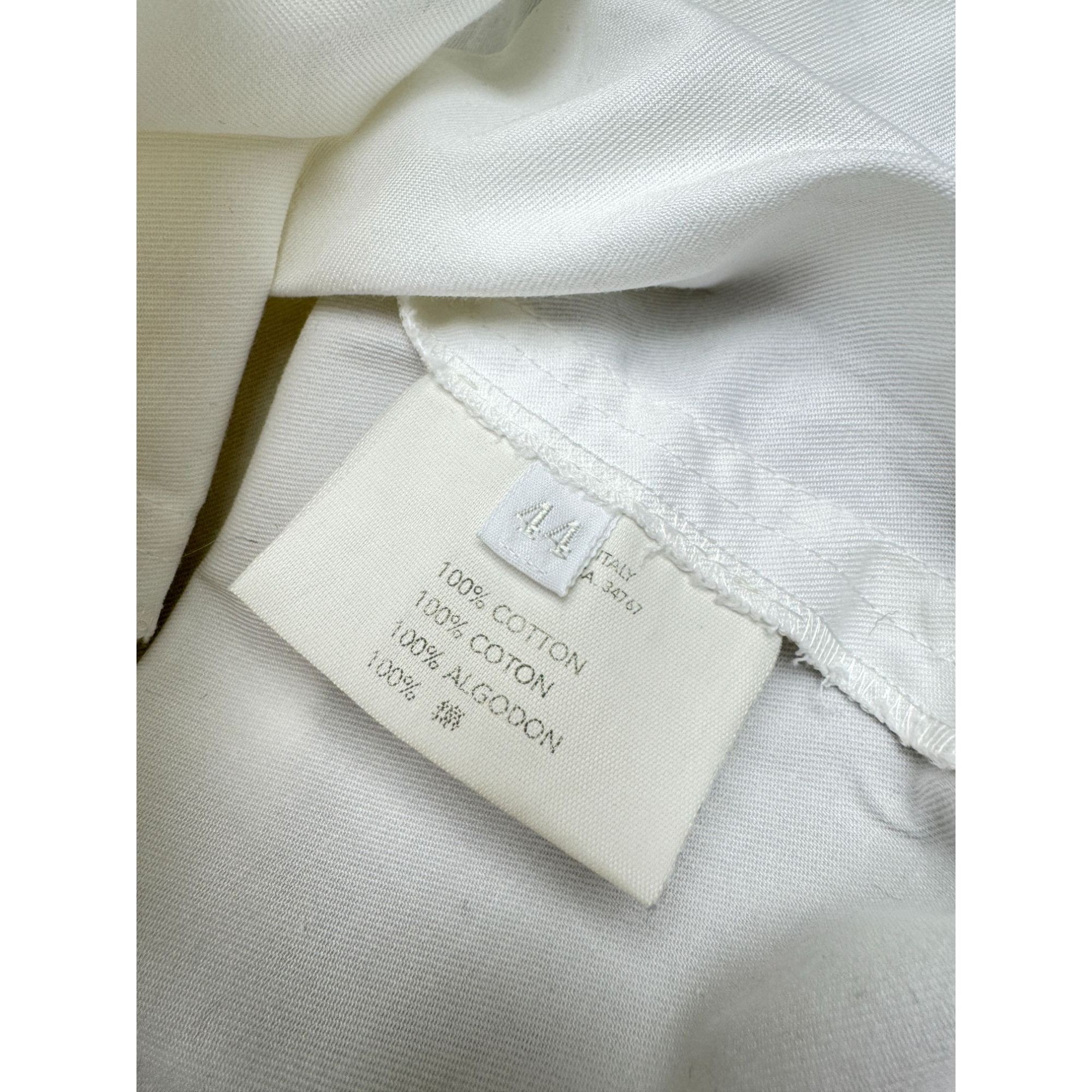 Miu Miu White Cotton Skirt Size 30" / US 8 / IT 44 - 5 Thumbnail