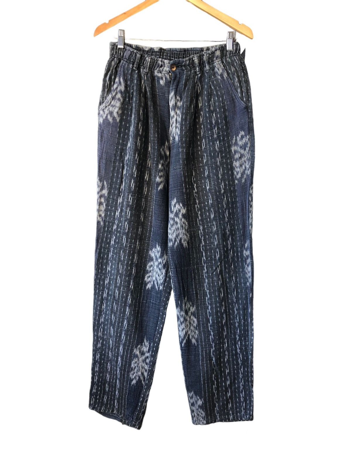 Vintage Milieu Au Pli Knit Gaudy Pants Like Kapital