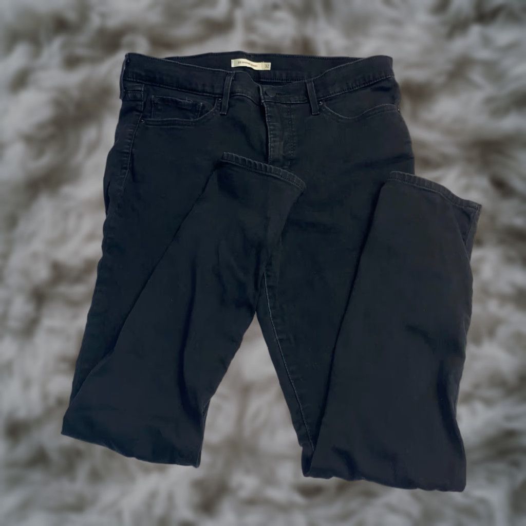 Levi's VINTAGE Levi's 311 Women's Shaping Skinny Jeans Jeans 32 Black Mid Rise Size 24" / US 00 / IT 34 - 1 Thumbnail