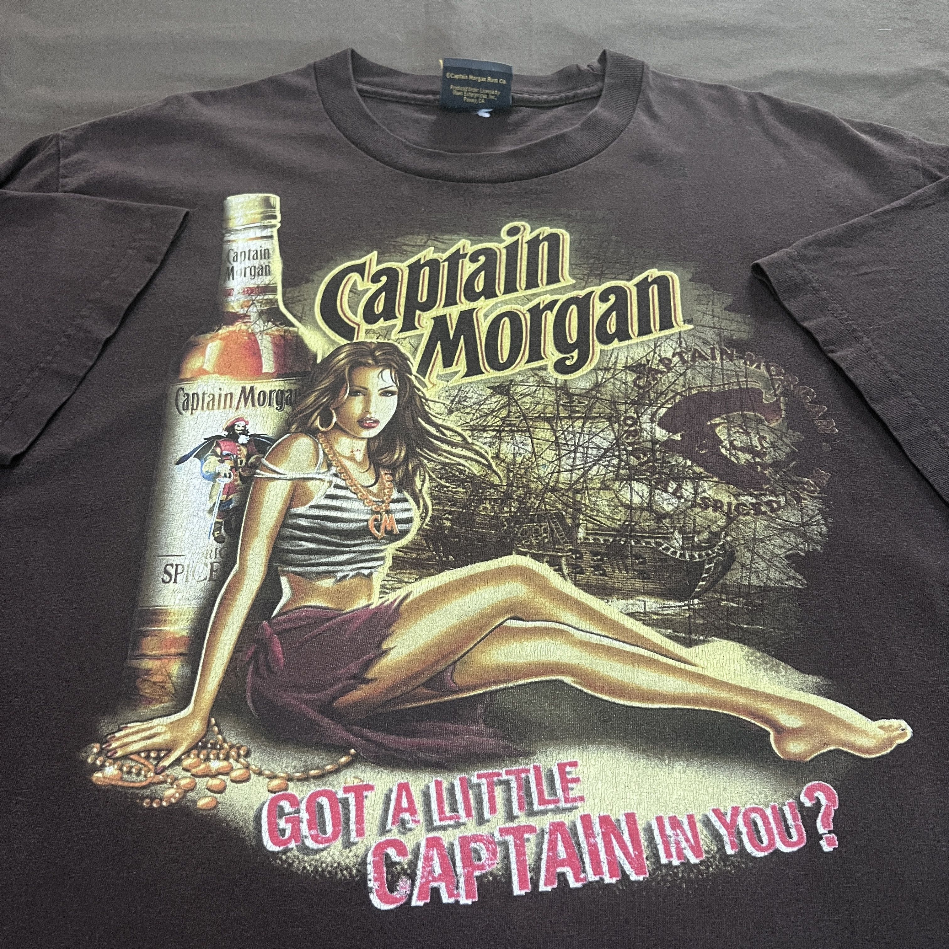Japanese Brand × Vintage Vintage Captain Morgan Promo Tee Shirt Size US L / EU 52-54 / 3 - 4 Thumbnail