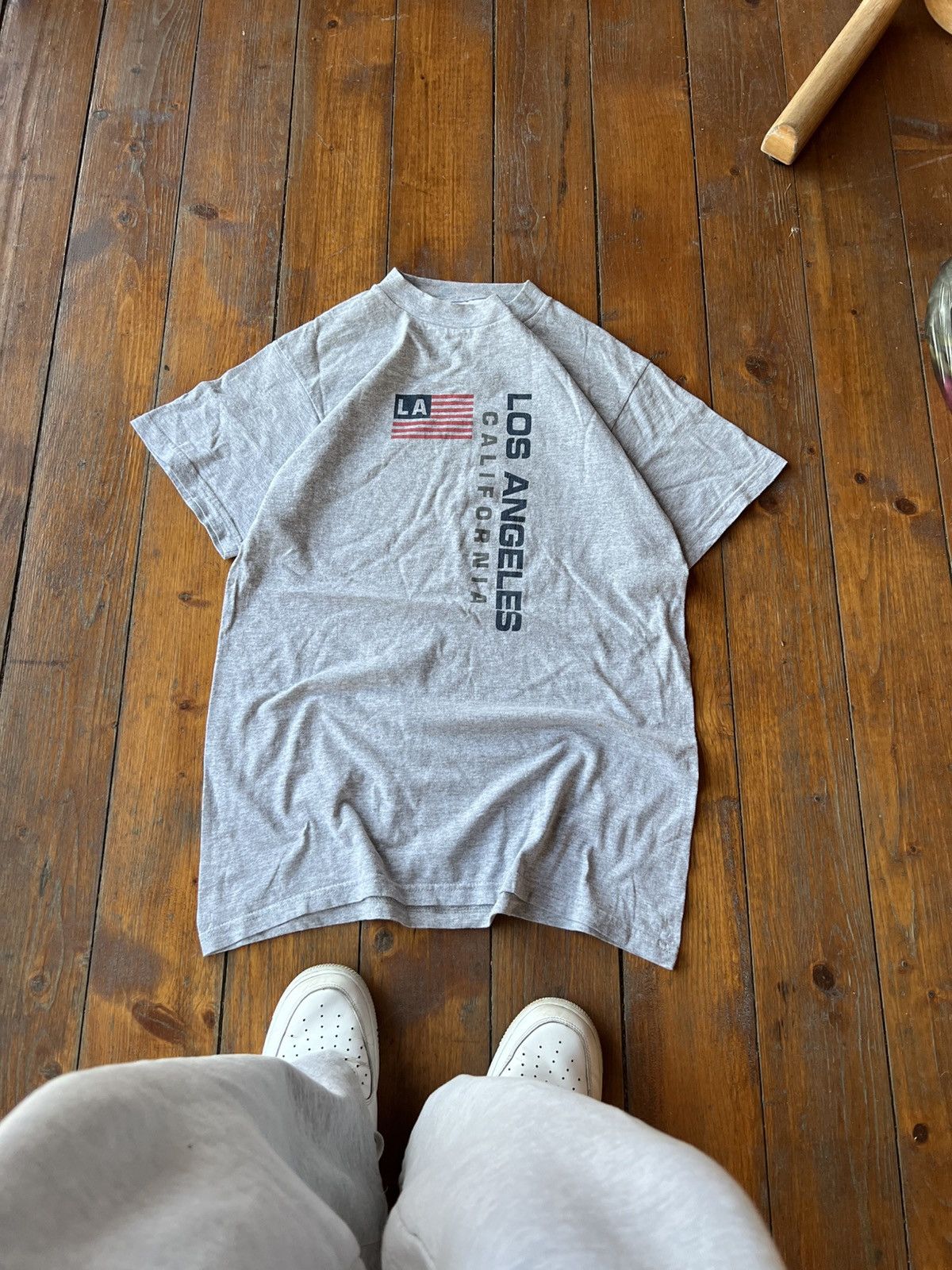Vintage VINTAGE 90’S LOS ANGELES CALIFORNIA AMERICAN FLAG T SHIRT Size US L / EU 52-54 / 3 - 2 Thumbnail