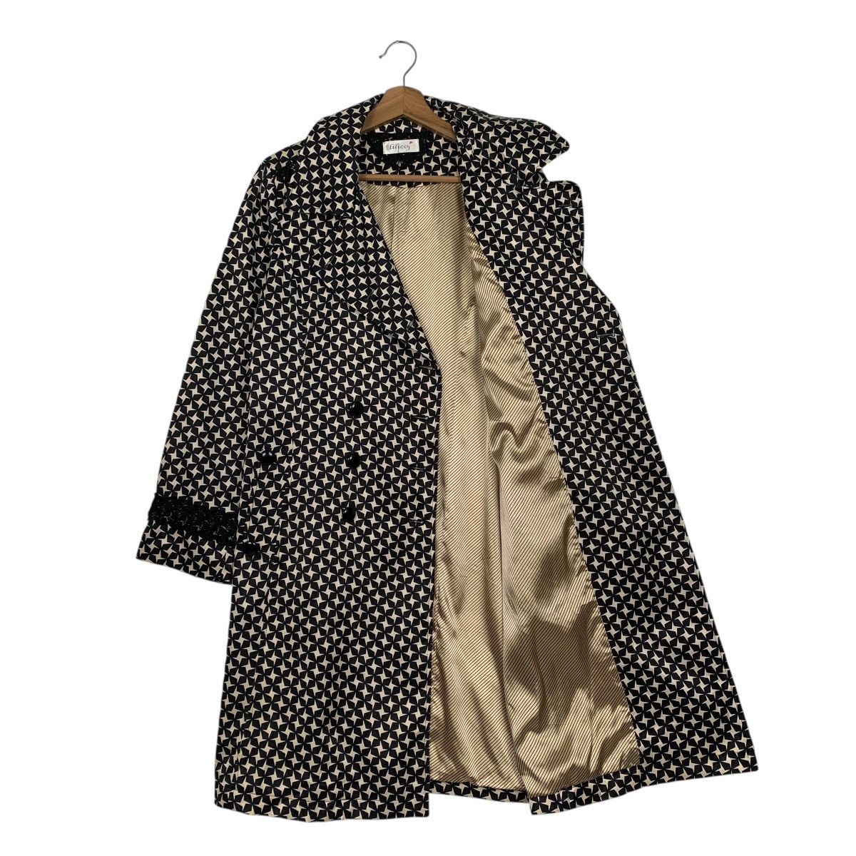 Japanese Brand Japanese Brand Lilicoj Polka Dot Double Breasted Trenchcoat Size M / US 6-8 / IT 42-44 - 10 Thumbnail