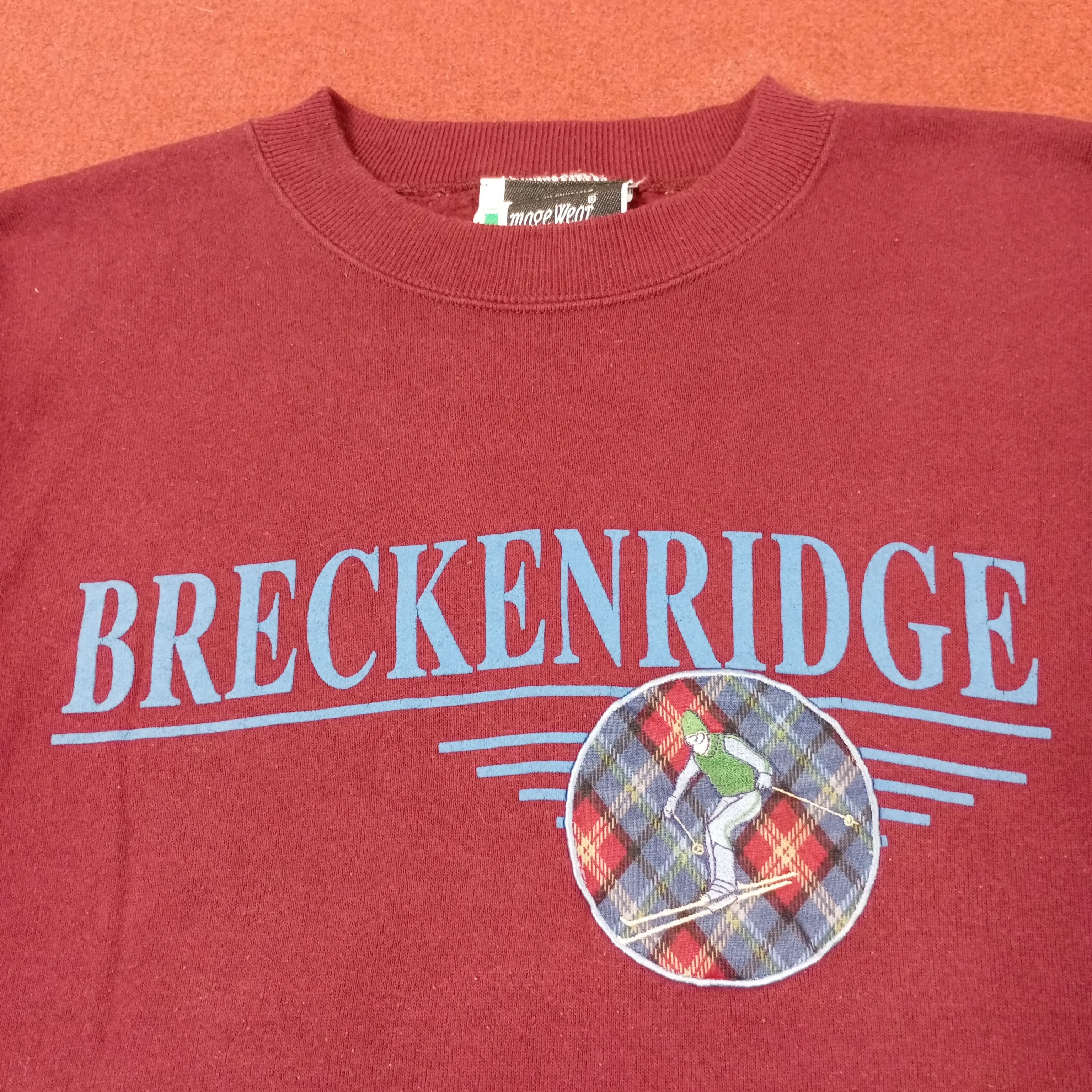 Vintage Breckenridge Streetwear Style Sweatshirt c253n6 Size US M / EU 48-50 / 2 - 2 Thumbnail