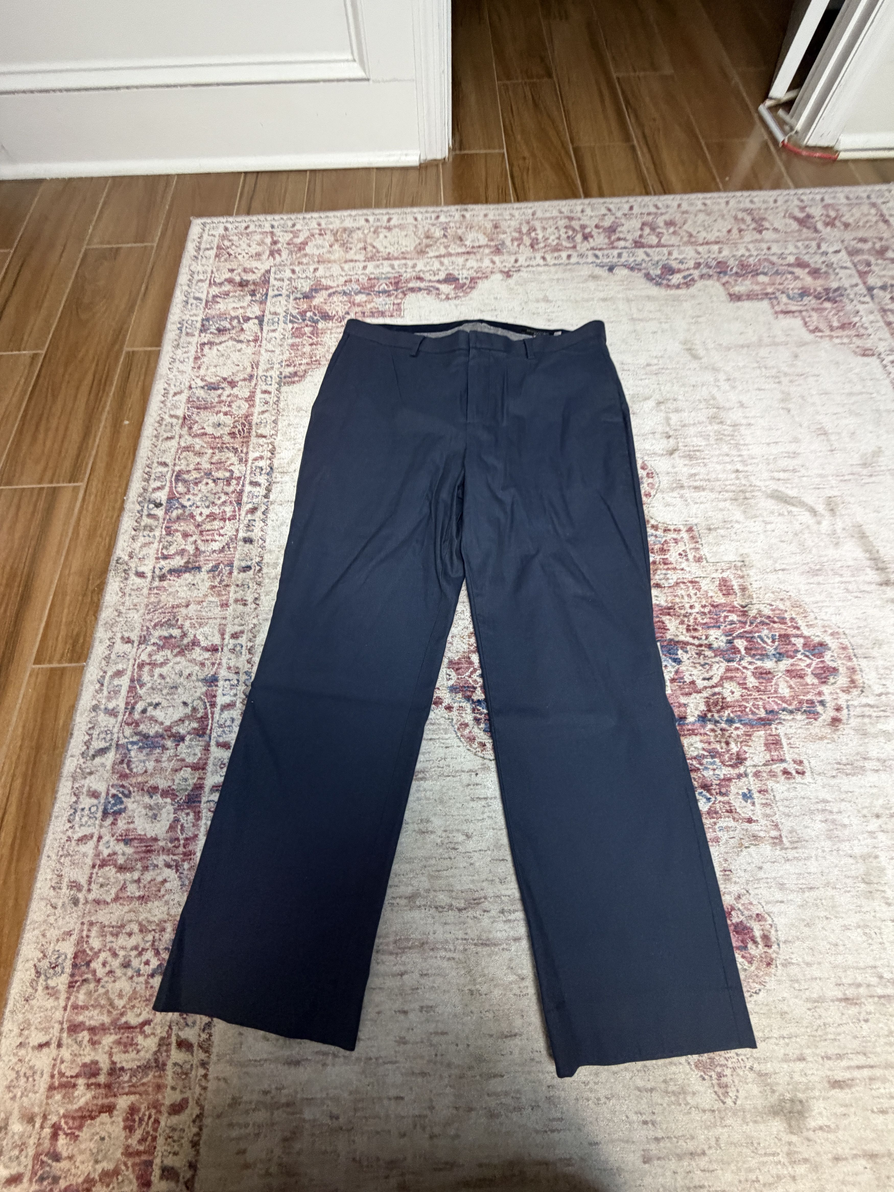 Banana Republic Men's Dark Blue Slim Fit Pants