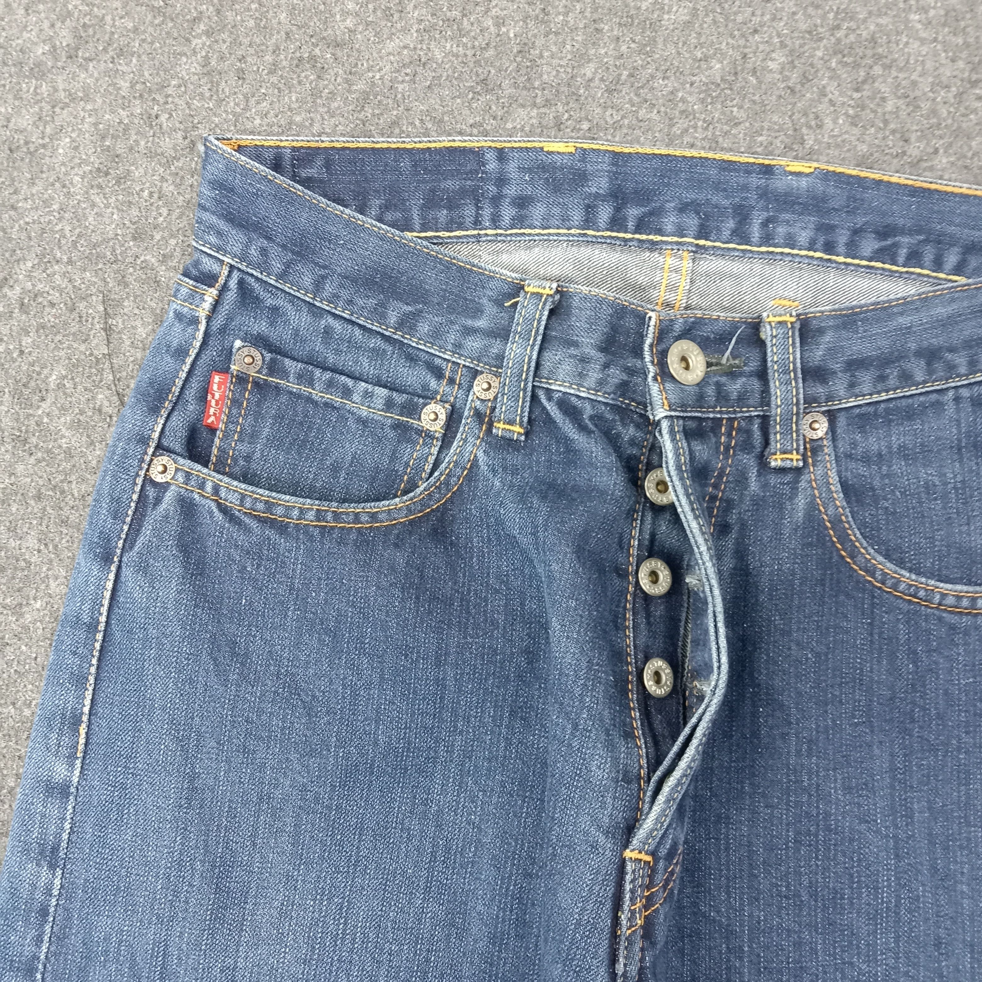Stussy Stussy American Streetwear Style Denim Jeans C228N33 Size US 27 - 7 Thumbnail