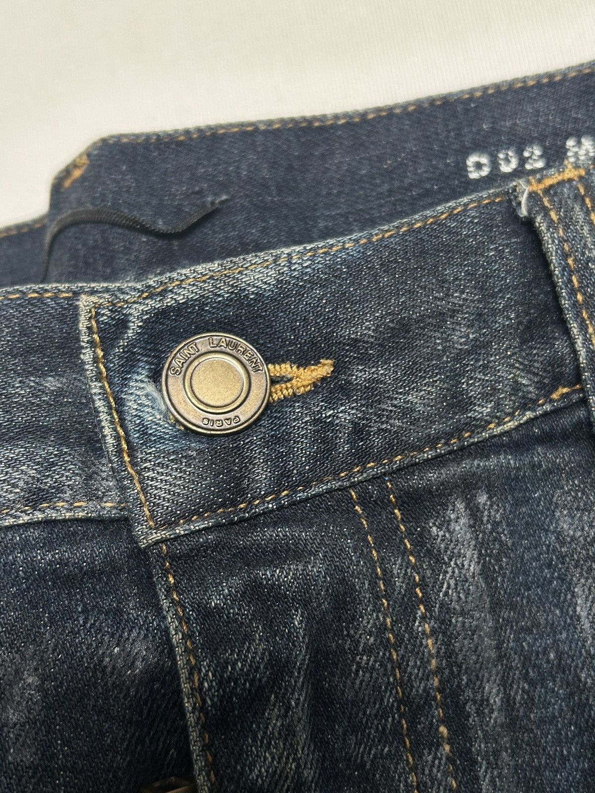 Saint Laurent Paris FW2015 D02 Indigo Denim Size US 31 - 7 Thumbnail