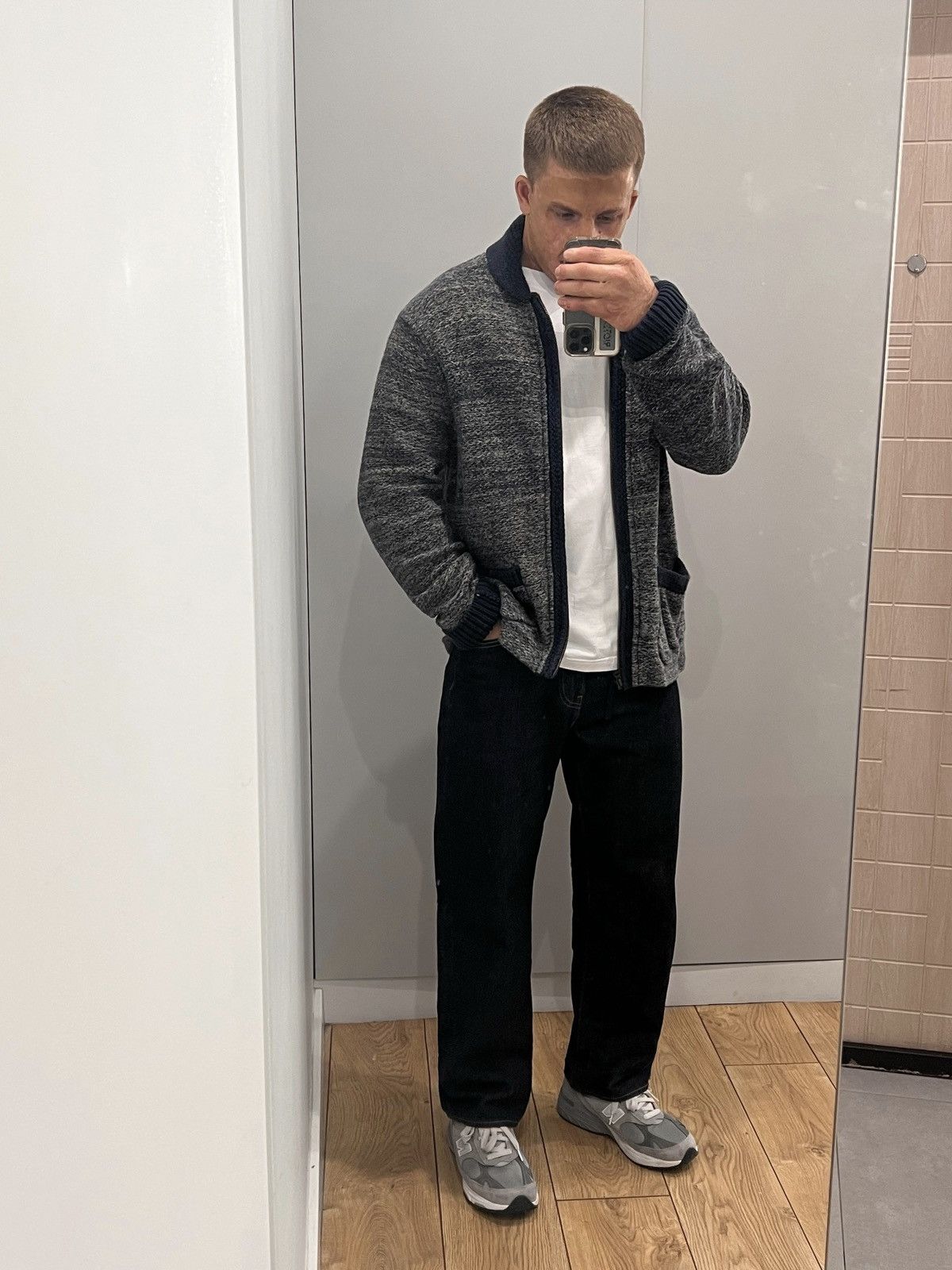 Denim & Supply Ralph Lauren × RRL Ralph Lauren × Vintage Vintage Ralph Lauren Denim&Supply Zip Shawl Cardigan Sweater Size US XL / EU 56 / 4 - 1 Thumbnail