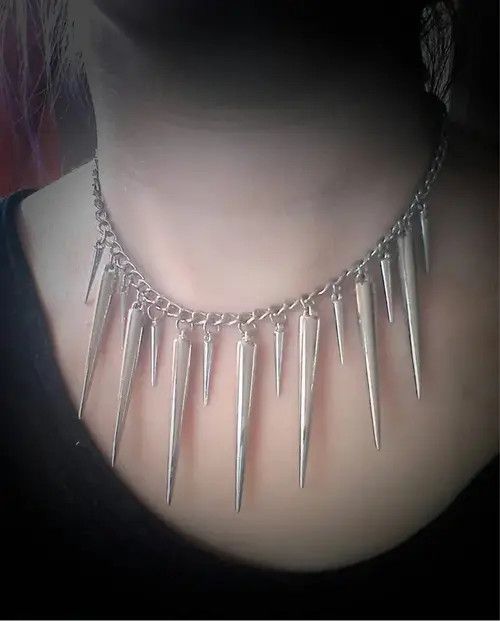 Handmade × Jewelry × Vintage Hyperbole Rivets Charms Necklaces Size ONE SIZE - 2 Thumbnail