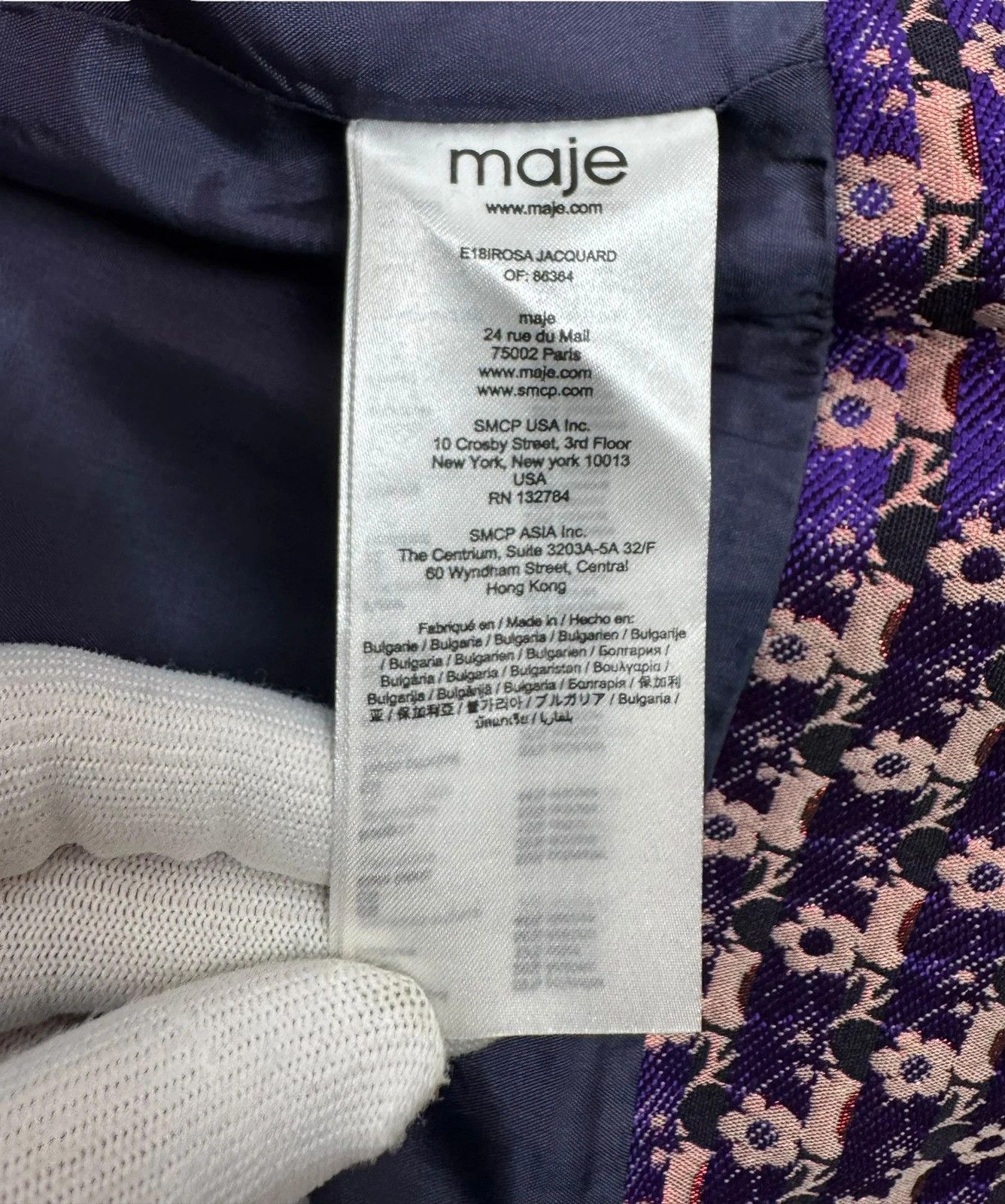 Maje Make Jacquard Mini Skirt Shorts size S Size 26" / US 2 / IT 38 - 13 Thumbnail