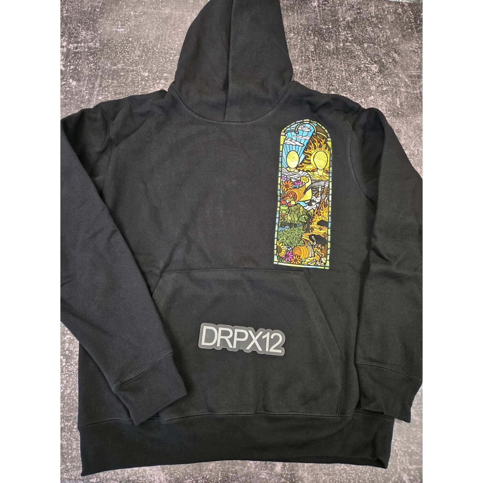 Who Decides War Who Decides War 'WDW' Stained Glass Black Hoodie Sz Med New Size US M / EU 48-50 / 2 - 1 Thumbnail