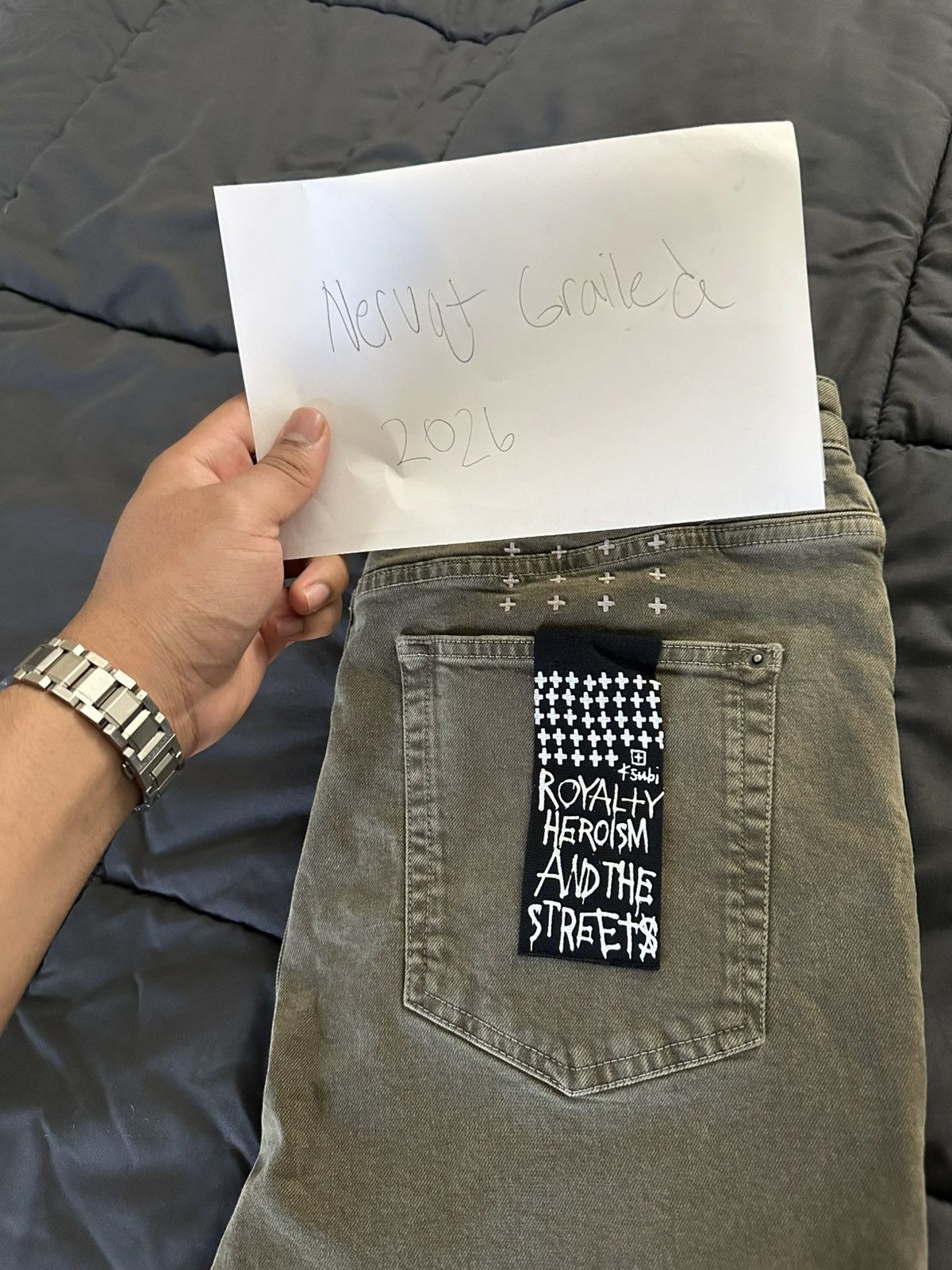 Ksubi Ksubi Green Denim Slim fit Size US 34 / EU 50 - 7 Thumbnail