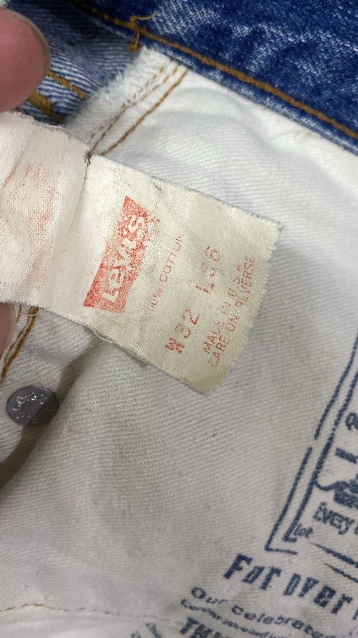 Levi's 💥Best offer💥Vintage 90s Levis 501 Patchwork Denim Size US 32 / EU 48 - 21 Thumbnail
