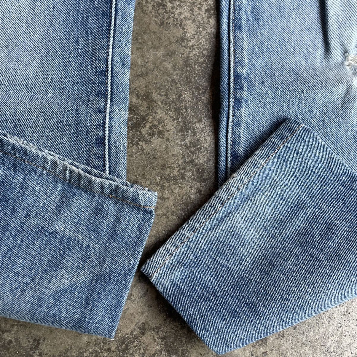 Levi's Vintage Clothing 🔥Vintage Levis 511 Twist Curve Ripped Distress Deim Jeans Size US 32 / EU 48 - 7 Thumbnail