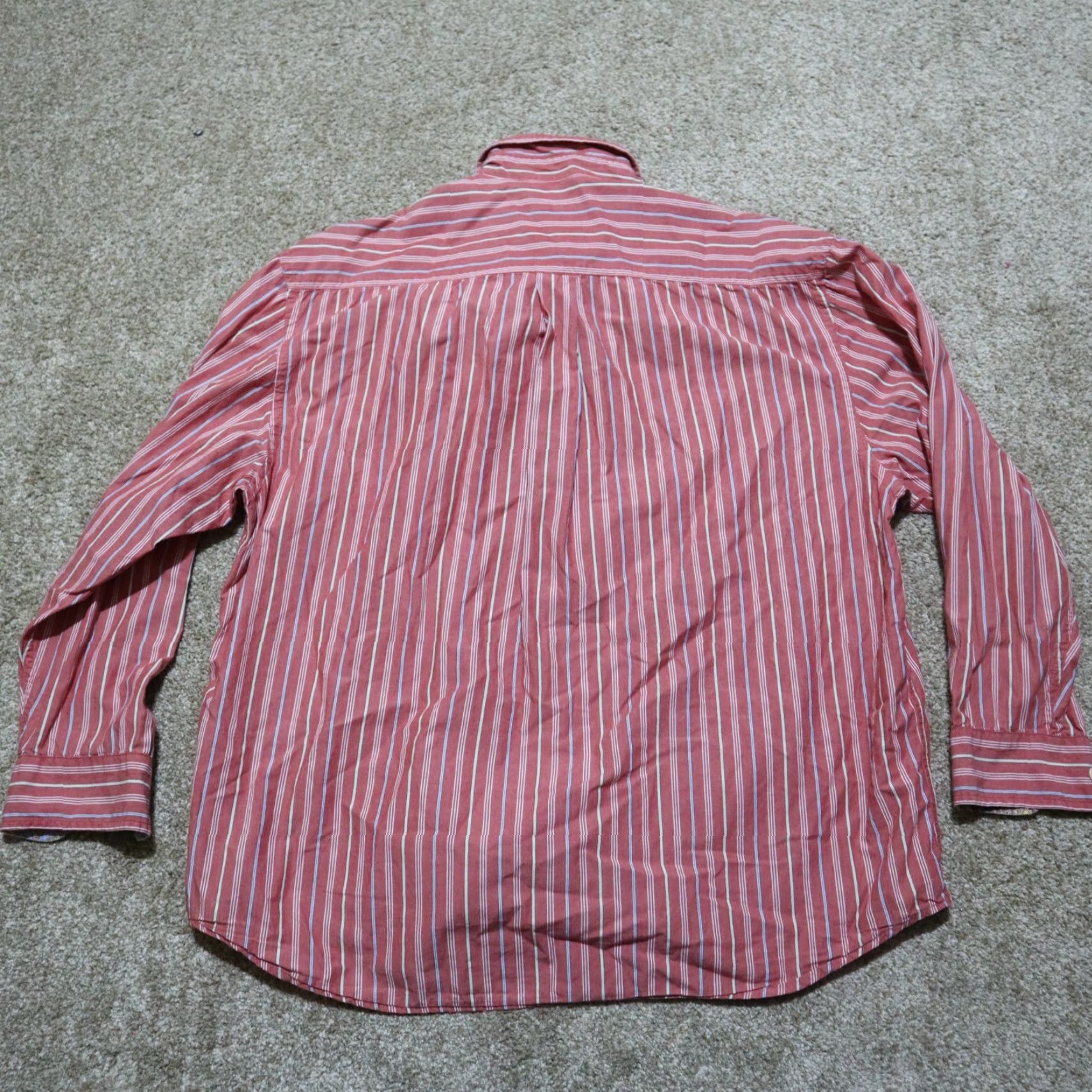 Vintage St John's Bay Shirt 100% Cotton Red Plaids & Checks Button-Up Long Sleeve Mens L Large Size US L / EU 52-54 / 3 - 8 Thumbnail