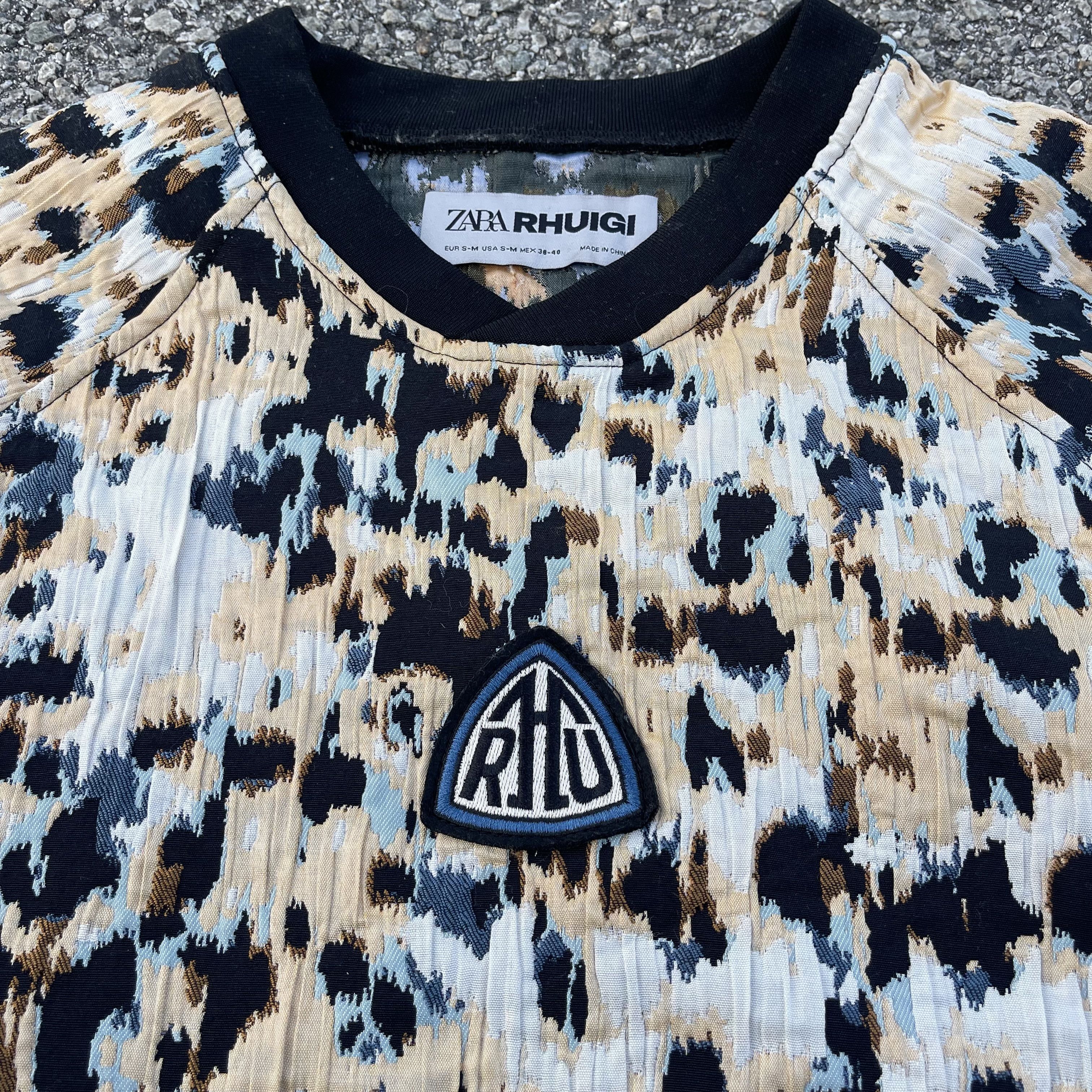 Rhude × Zara Rhuigi Baggy Leopard Pattern Pullover Jumper Size US M / EU 48-50 / 2 - 5 Thumbnail