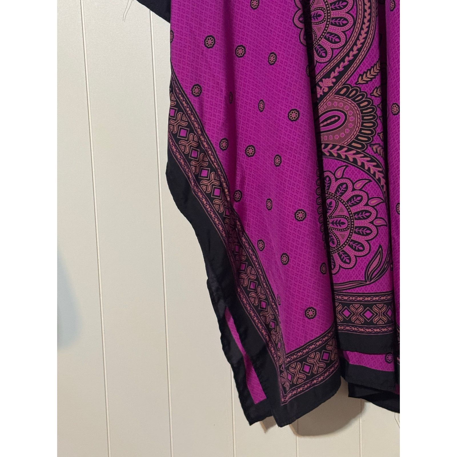 Other Good Times Magenta Kaftan Cover-Up One Size Tunic Dress Size ONE SIZE - 5 Thumbnail