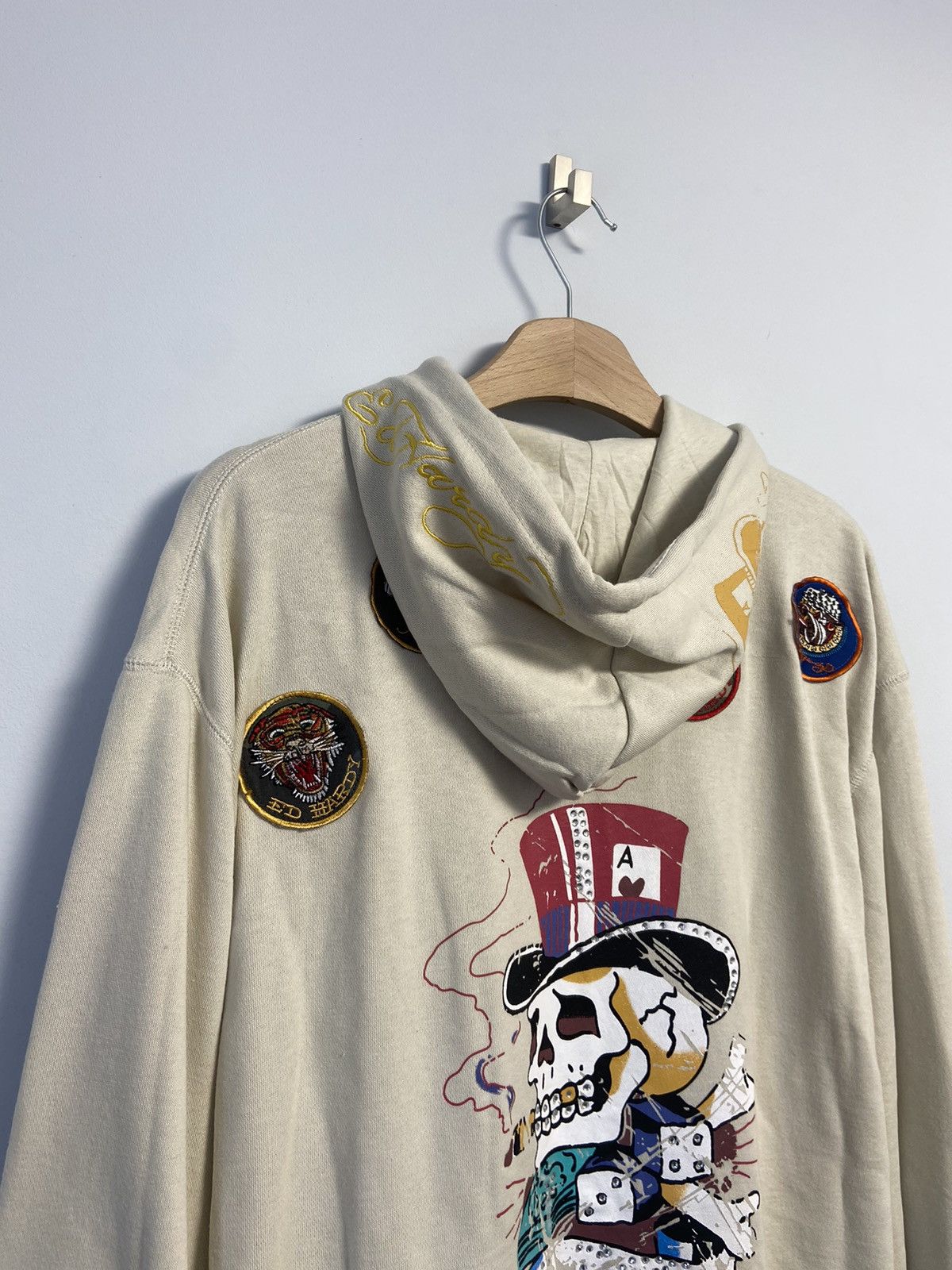Ed Hardy Ed hardy by Christian Audigier Hoodie Zip Y2K style Size US XXL / EU 58 / 5 - 5 Thumbnail