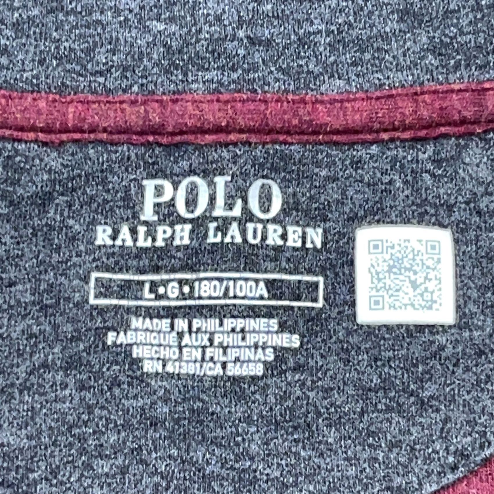 Polo Ralph Lauren Polo Ralph Lauren Sweater Men Large Maroon Pullover 1/4 Zip Logo Knit Cotton Nylon Viscose Size US L / EU 52-54 / 3 - 4 Thumbnail