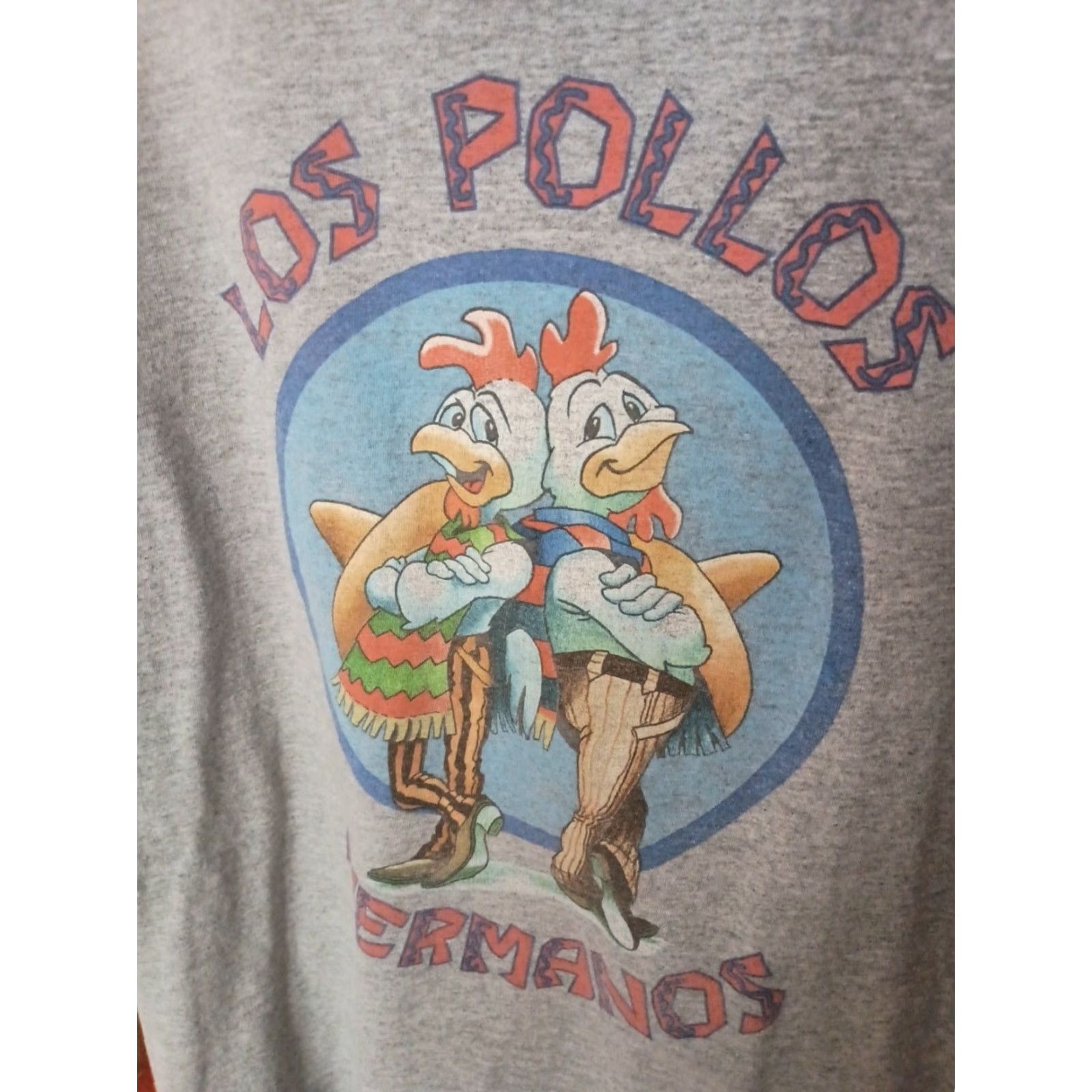 Vintage VINTAGE Breaking Bad Los Pollos Hermanos T-shirt Mens L Gray Shirt Size US L / EU 52-54 / 3 - 2 Thumbnail