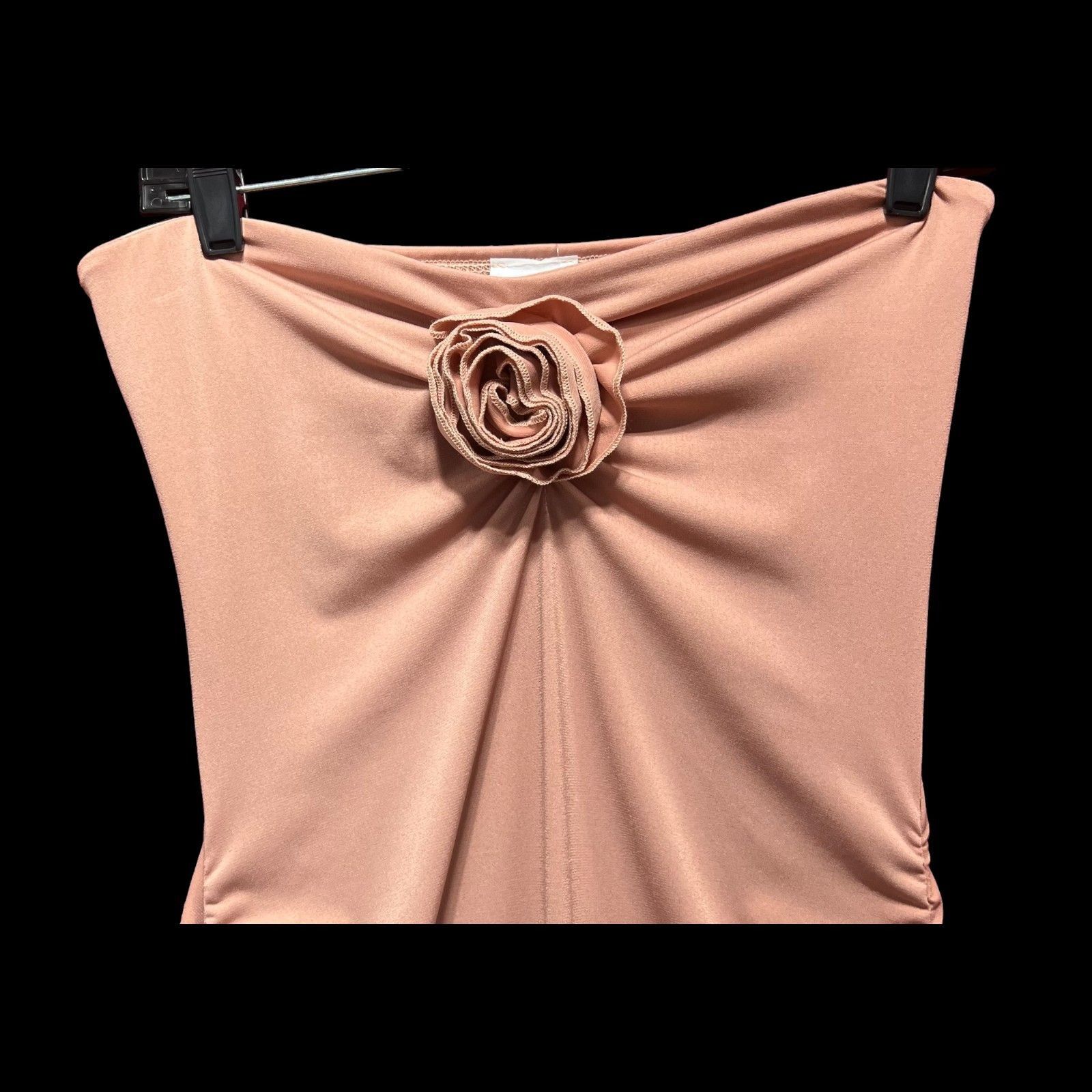 rue21 Rue 21 - Women's Pregnant Ruffled Asymmetrical Strapless Dre Size L / US 10 / IT 46 - 10 Thumbnail