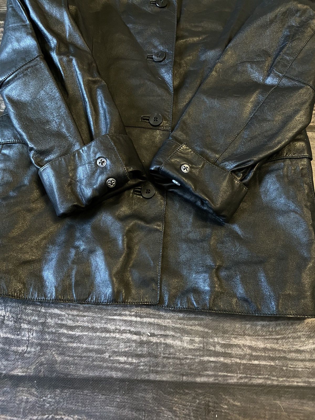 Gap × Leather Gap leather women’s jacket Size L / US 10 / IT 46 - 3 Thumbnail