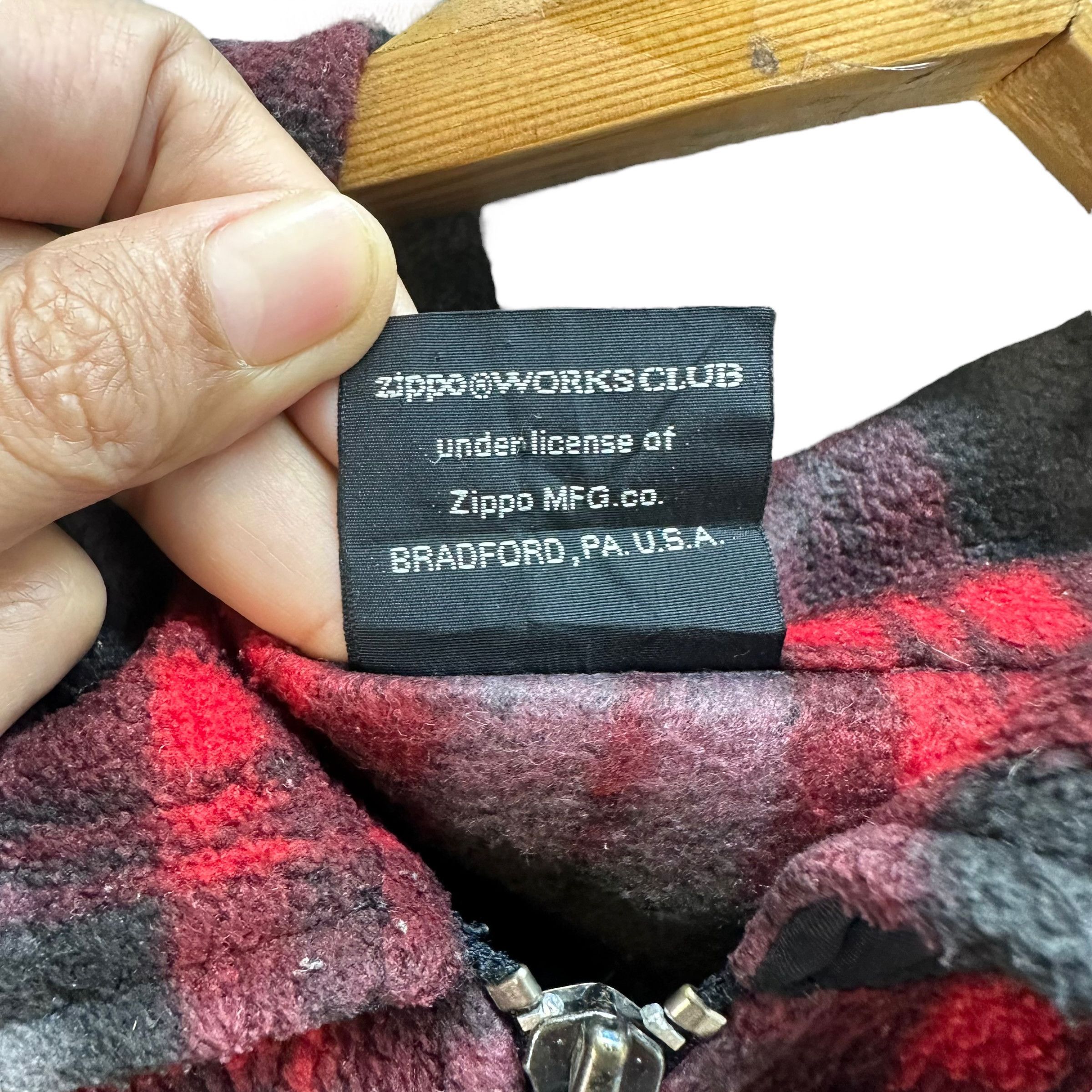 Zippo ZIPPO HALF ZIP TARTAN FLEECE #8063-199 Size US L / EU 52-54 / 3 - 8 Thumbnail