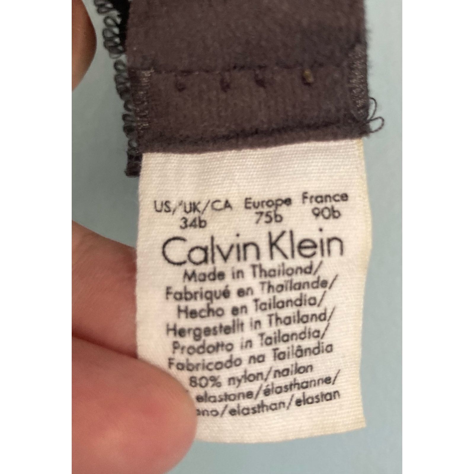 Calvin Klein Calvin Klein Push Up Strapless Bra 34B Dark Gray Size ONE SIZE - 7 Thumbnail