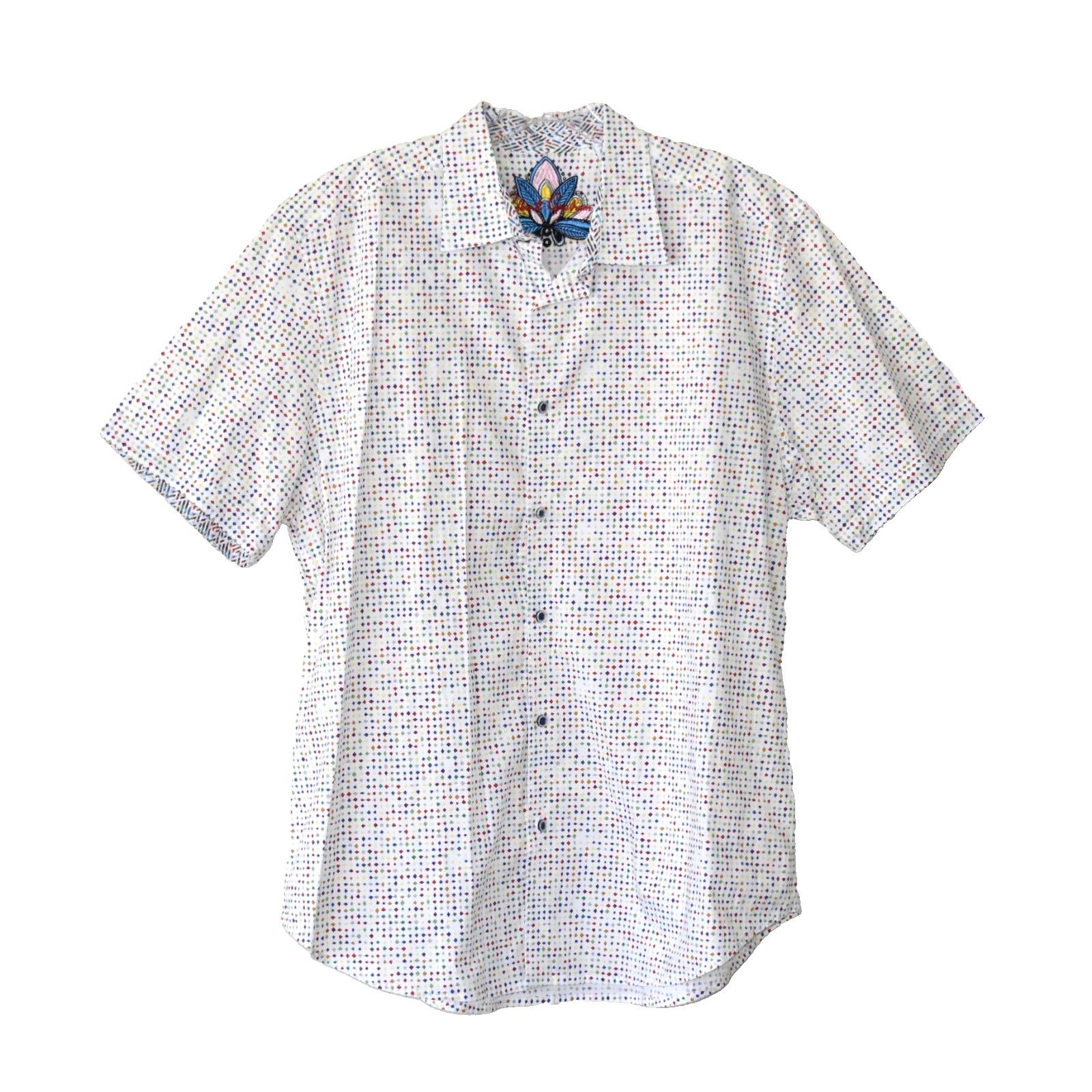 Robert Graham ROBERT GRAHAM Stuttgart Diamond Short Sleeve Shirt Size 2XL Size US XXL / EU 58 / 5 - 1 Thumbnail