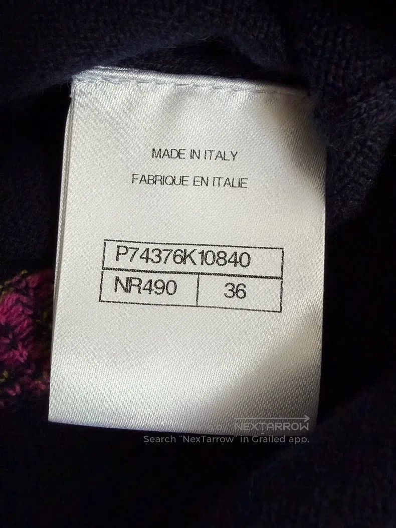 Chanel Chanel Ski Series Blue Cashmere Dress Size XS / US 0-2 / IT 36-38 - 6 Thumbnail