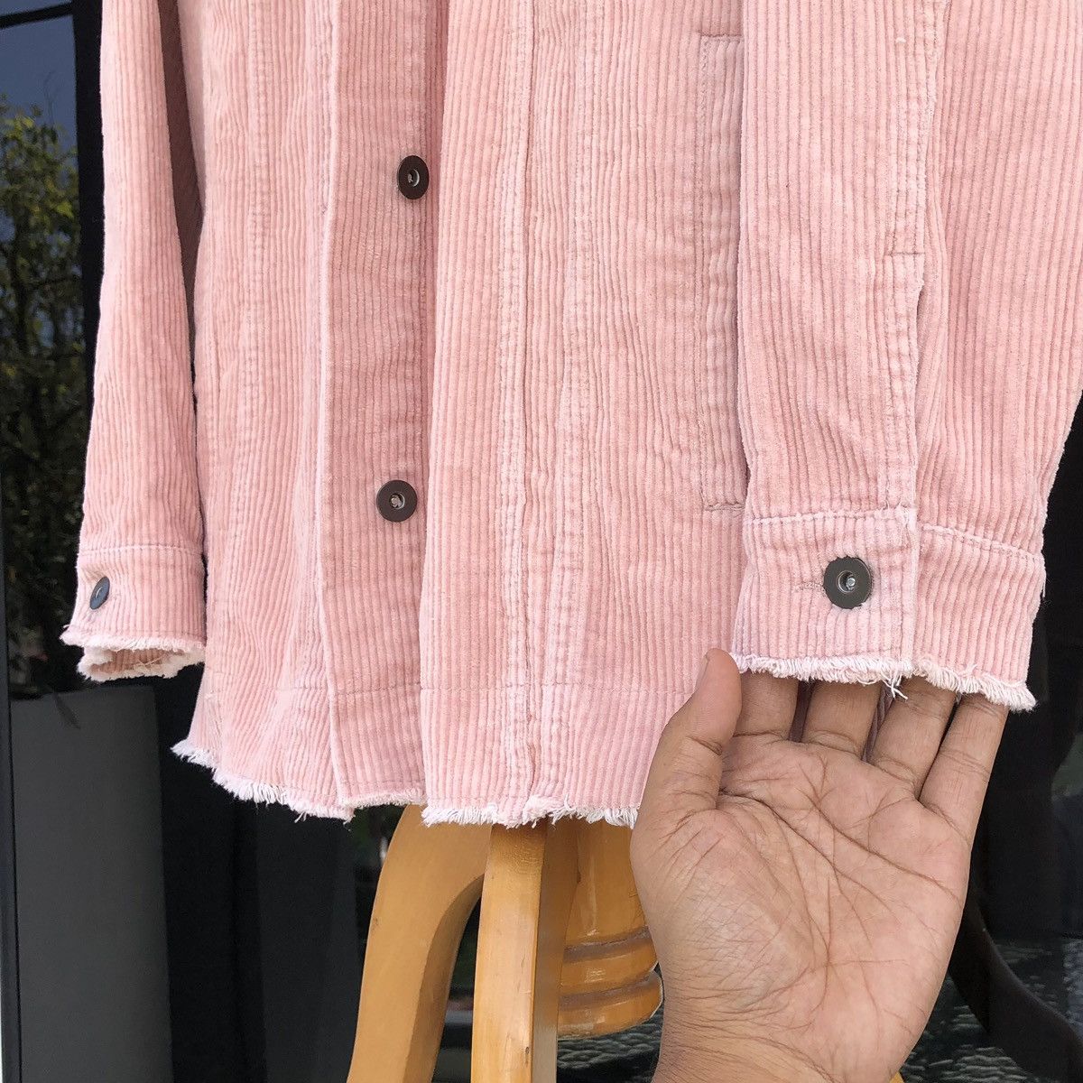 Zara Zara Pink Oversize Corduroy Jacket Size M / US 6-8 / IT 42-44 - 8 Thumbnail