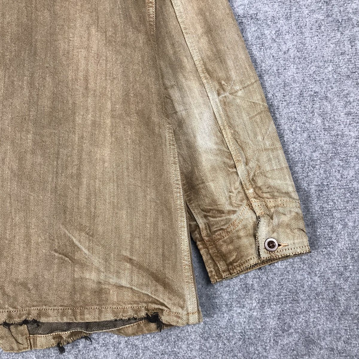 Japanese Brand × Spellbound SPELLBOUND CHORE DISTRESSED BROWN SUN FADED BUTTON JACKET Size US M / EU 48-50 / 2 - 10 Thumbnail