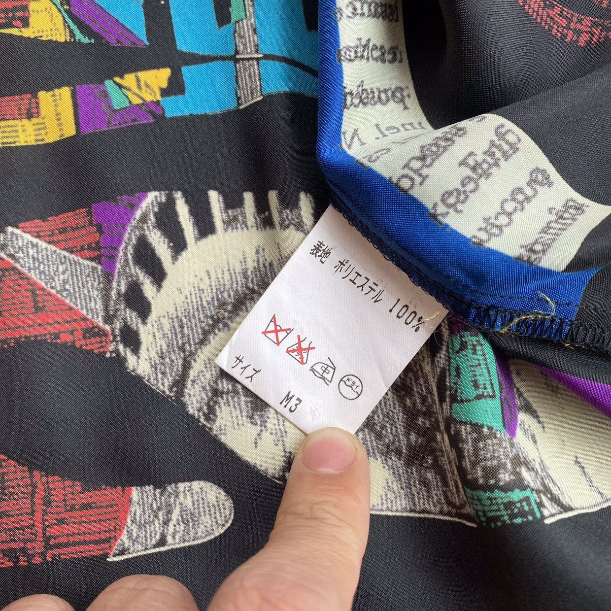 Kansai Yamamoto Rare Vintage 90s Kansai Man Allover Print Silk Shirt Size US L / EU 52-54 / 3 - 11 Thumbnail