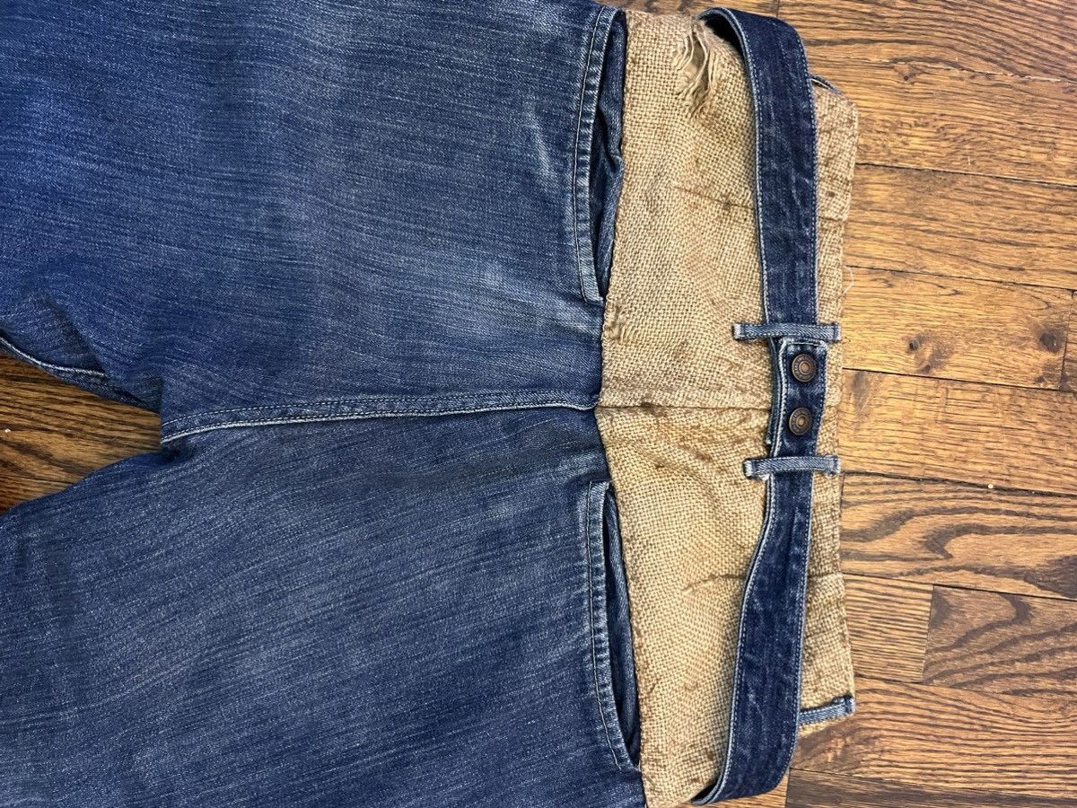 Kapital Kountry KAPITAL denim 2tone high waisted jeans (27) Size US 32 / EU 48 - 8 Thumbnail