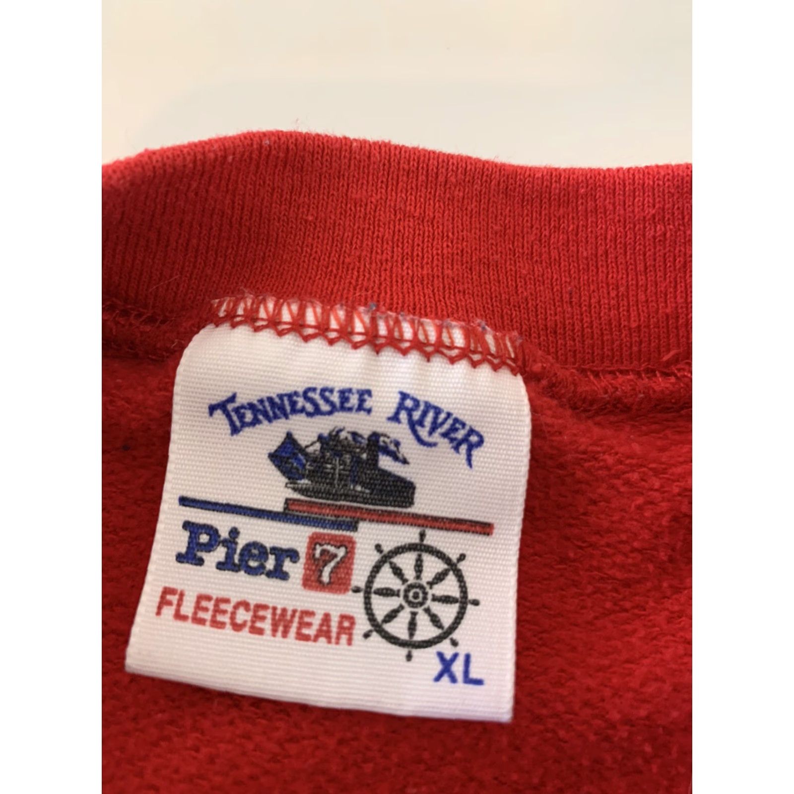 Vintage VTG Tennessee River Crewneck Sweatshirt Men's XL USA Red Size US XL / EU 56 / 4 - 6 Thumbnail